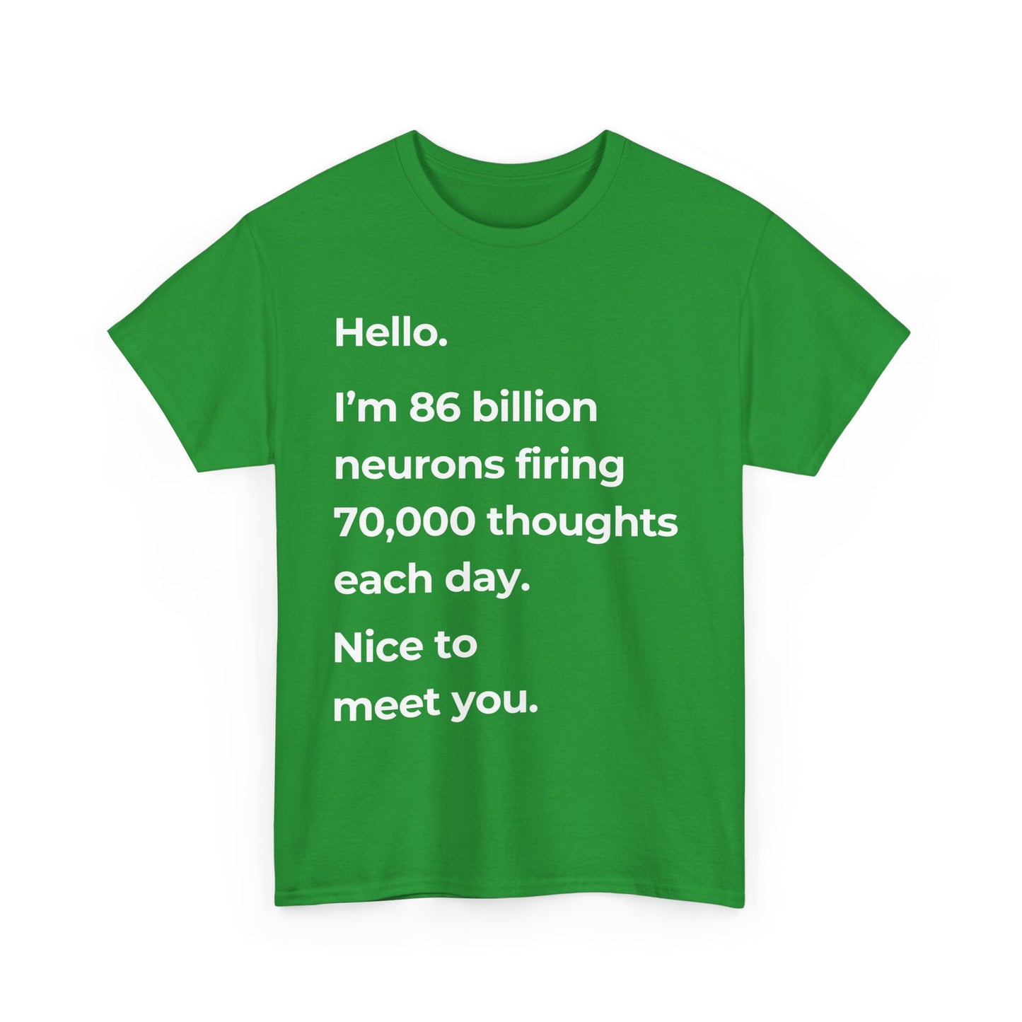 Neural Symphony Men's T-shirt (Unisex): Celebrate the Brain's 86 Billion Neurons