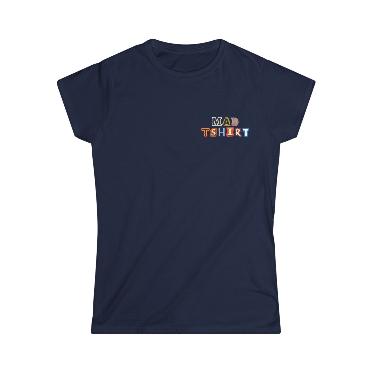 Women's "Mad T-shirt" Music Lovers’ Tee – M.A.D.T.S.H.I.R.T Design for Music Enthusiasts