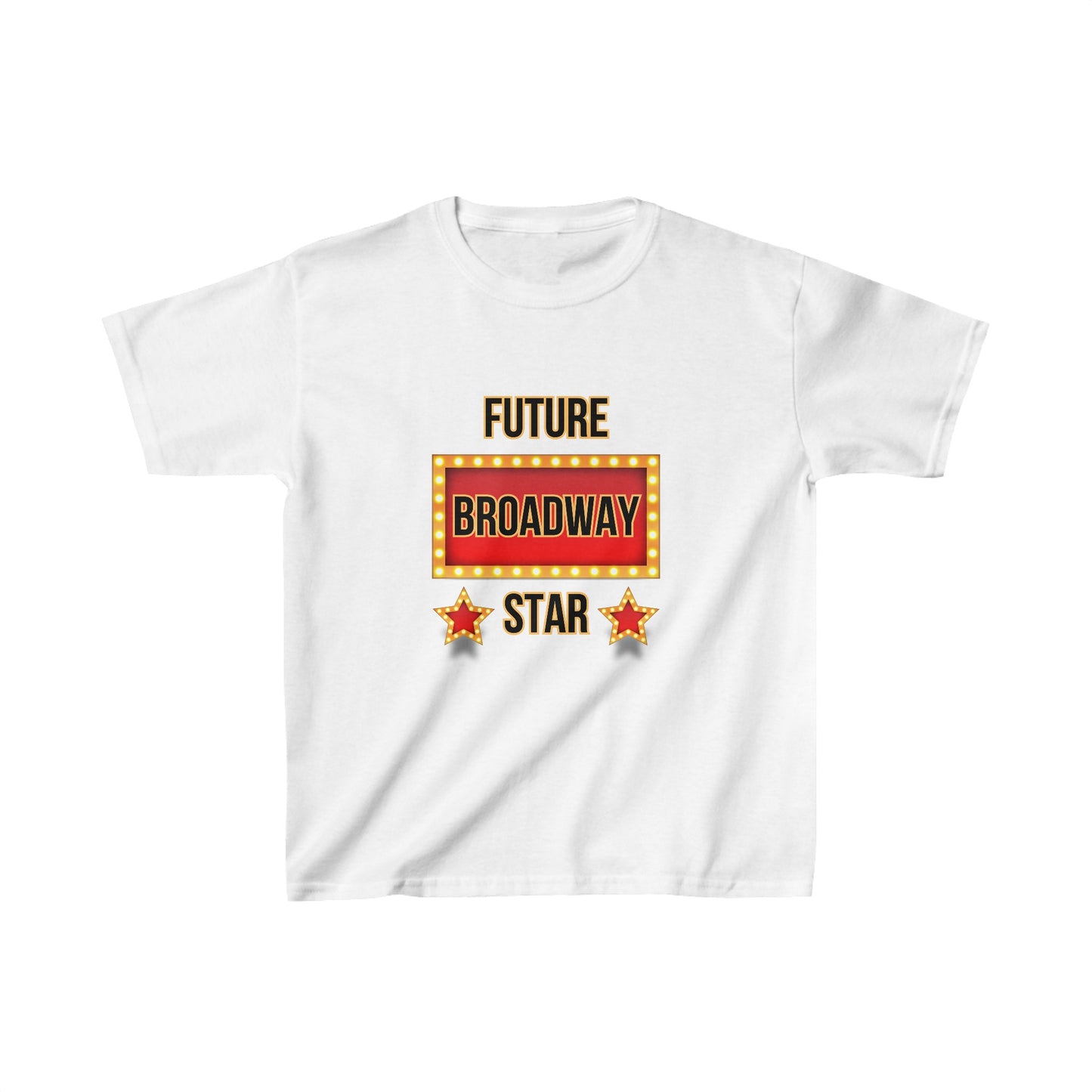 "Future Broadway Star" Kids' T-Shirt – Perfect for Aspiring Performers, Theatre Kids & Stage School Students