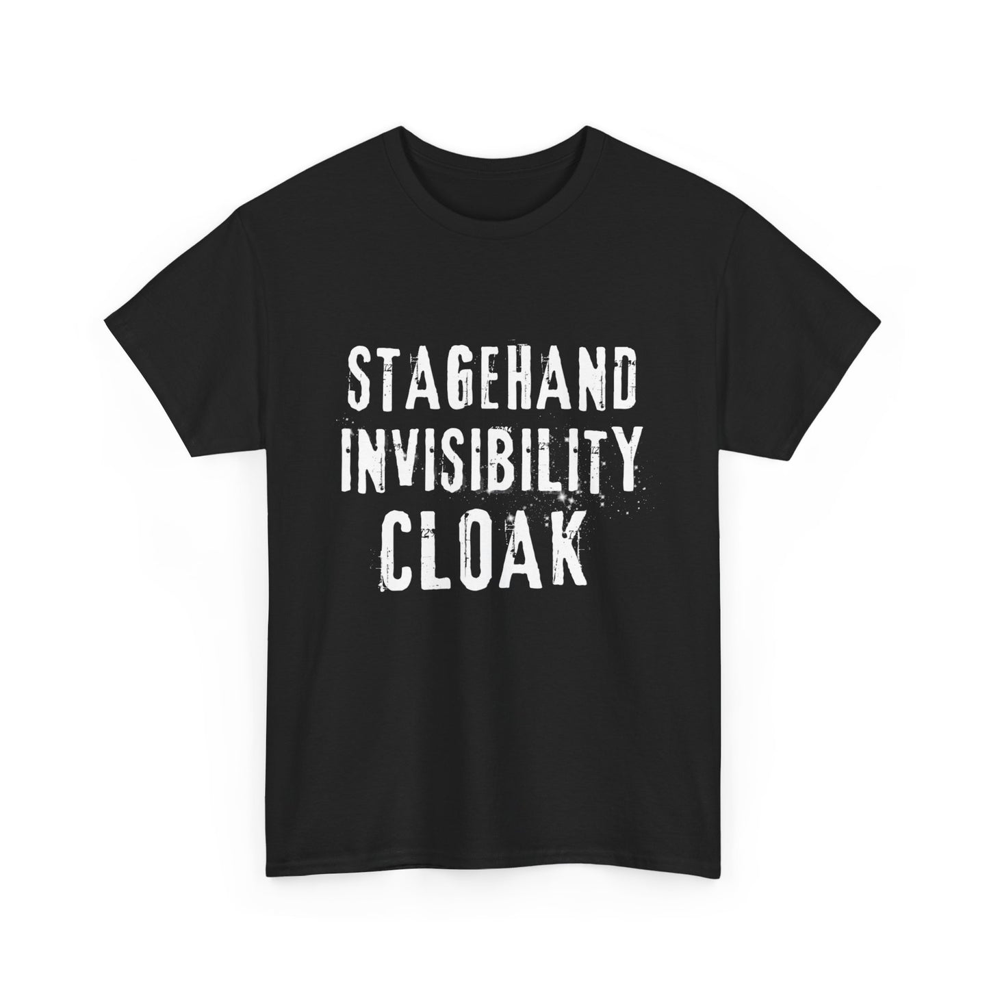Stagehand Invisibility Cloak T-Shirt Inspired by the Unsung Heroes of Theatre. - NextFriday