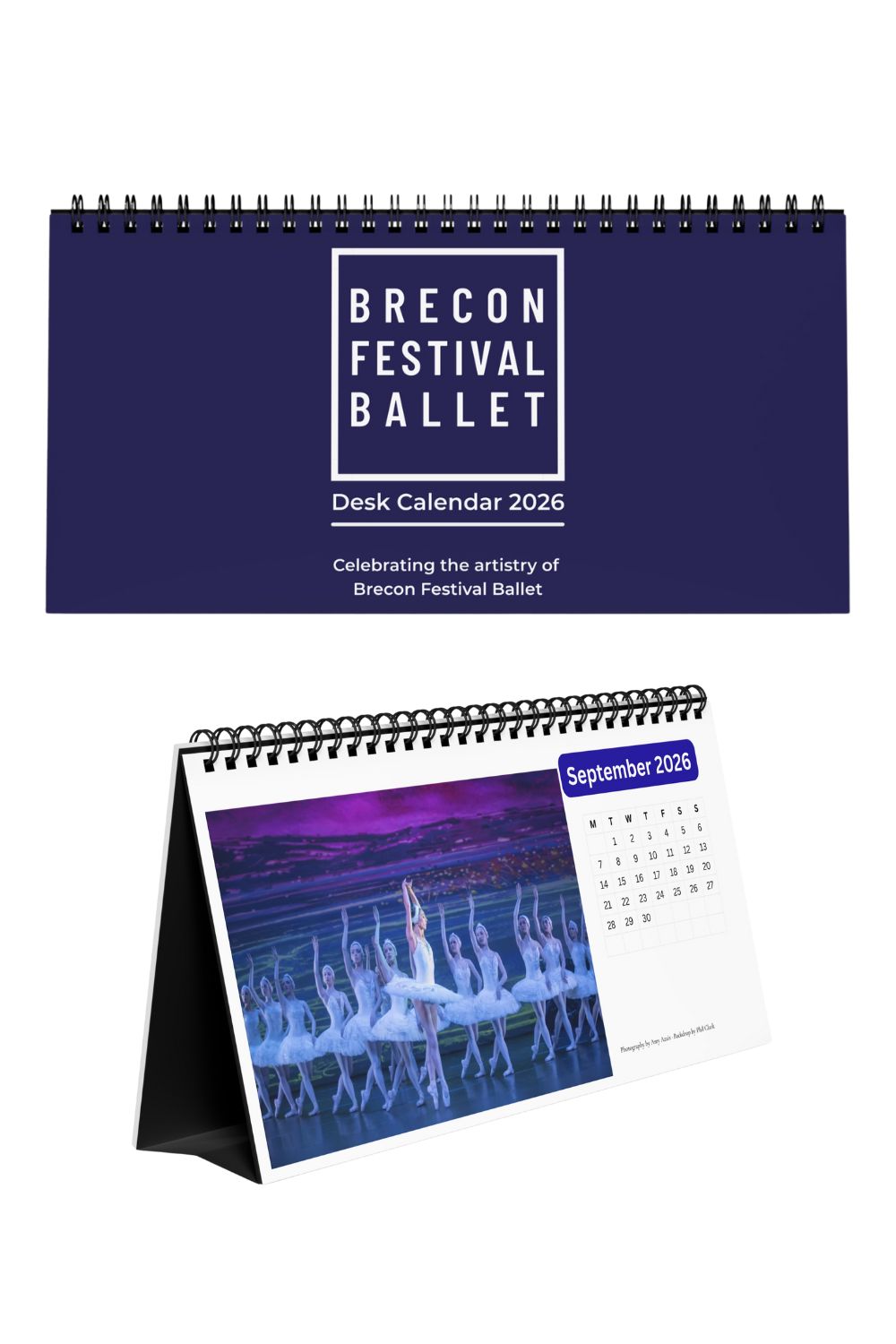 Brecon Festival Ballet 2026 Desk Calendar – Celebrating the Artistry of BFB