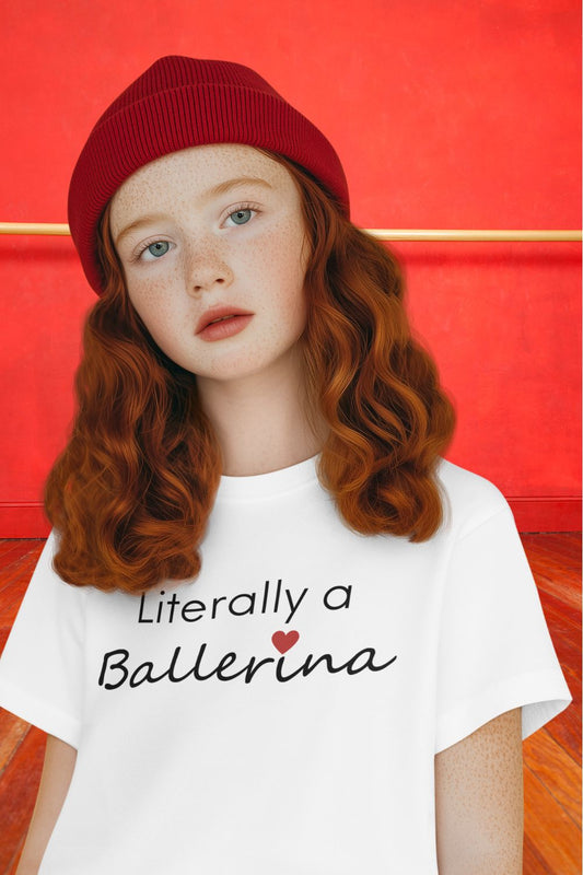 Ballerina Dreams Girls T-Shirt – For Ballet-Loving Dancers
