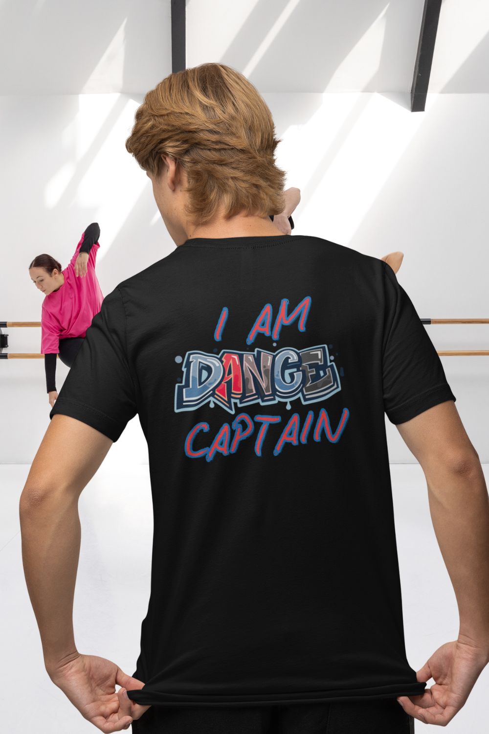 Men's Dance Captain T-Shirt – Graffiti-Style Statement