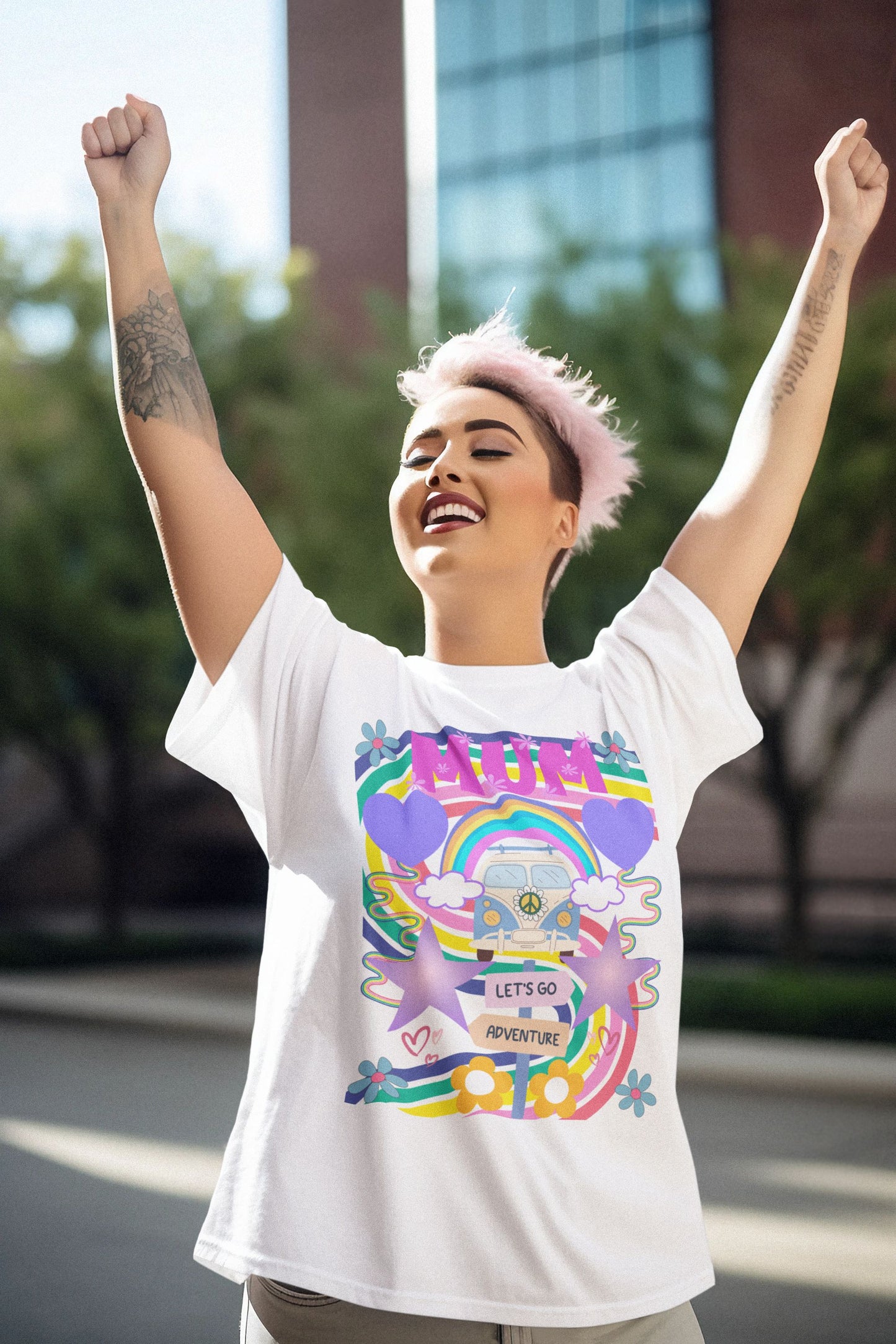 Groovy Mum – Retro Camper T-shirt | Mother’s Day Gift