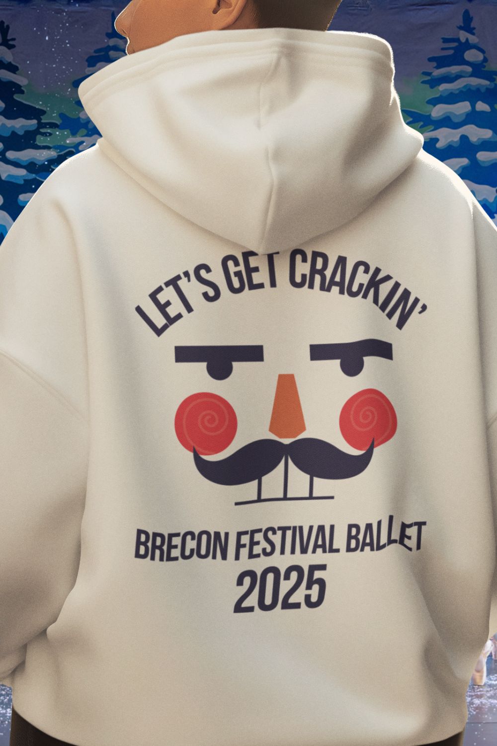 Let’s Get Crackin’ Back Print Hoodie – Brecon Festival Ballet