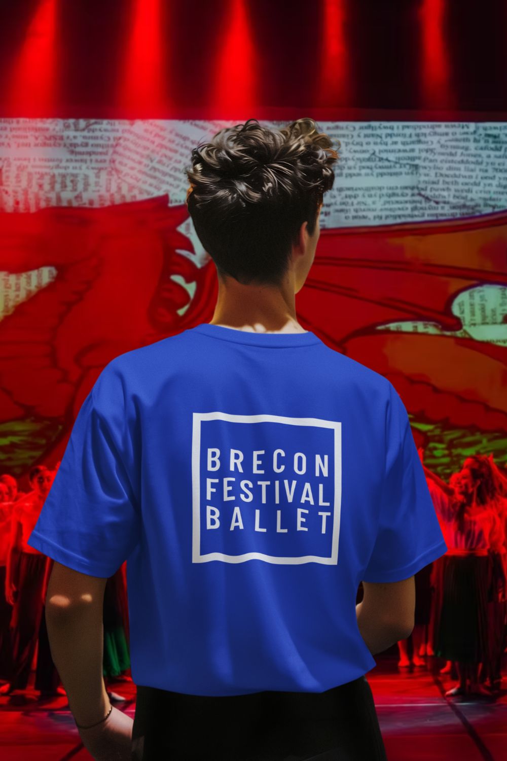 Brecon Festival Ballet Logo Back Print Unisex T-Shirt – Show Your Support