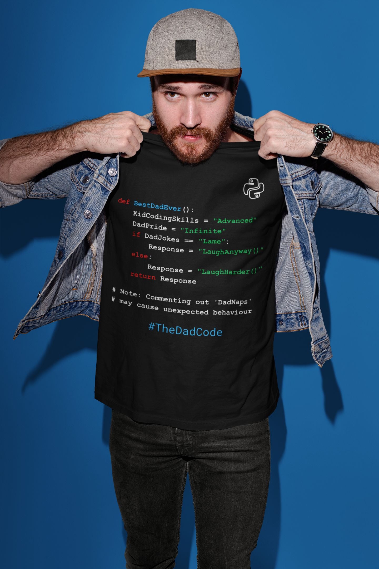 #TheDadCode Men's T-Shirt – The Perfect Father's Day Gift for Geeky Dads