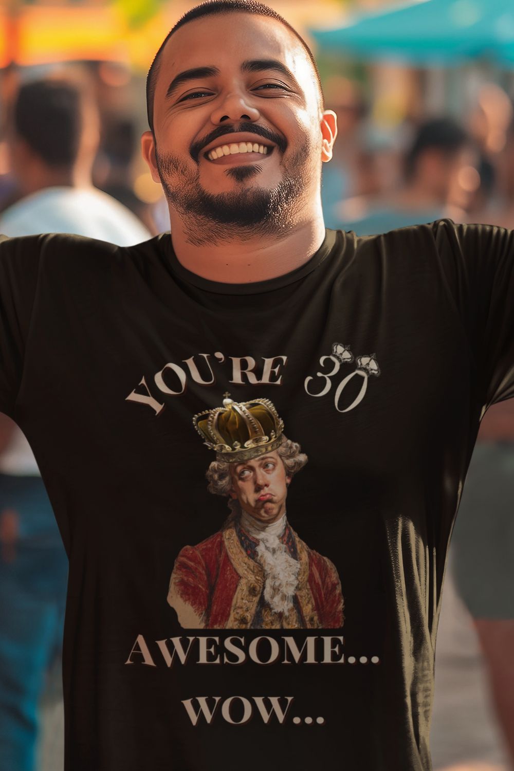 30th Birthday T-Shirt for Men – Theatre Style – Awesome Wow