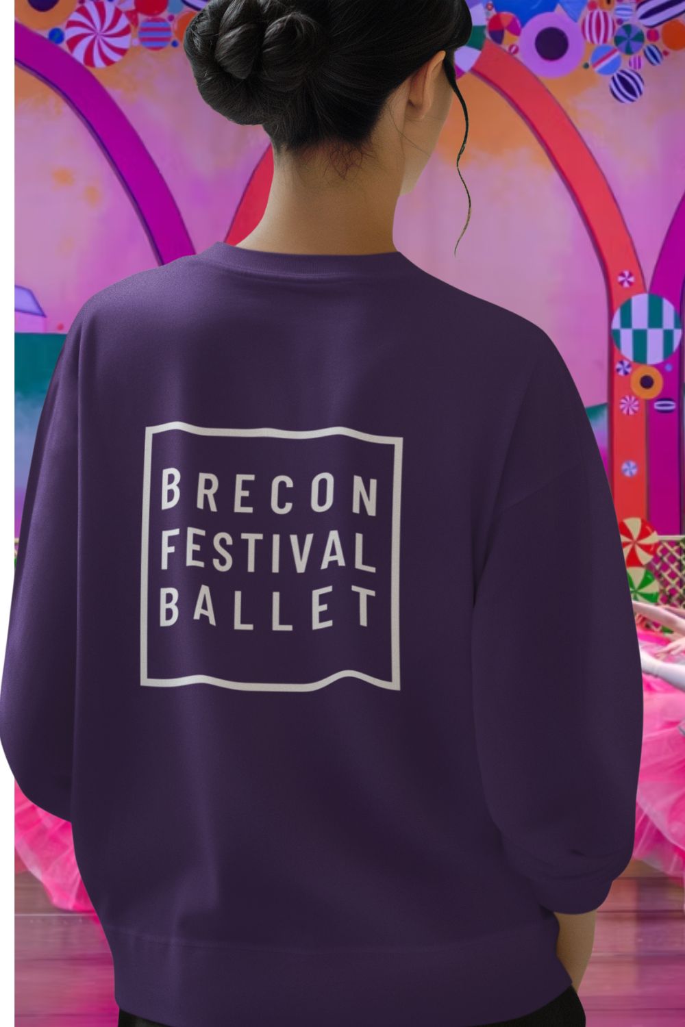 Brecon Festival Ballet Logo Back Print Sweatshirt – Unisex Supporter Style