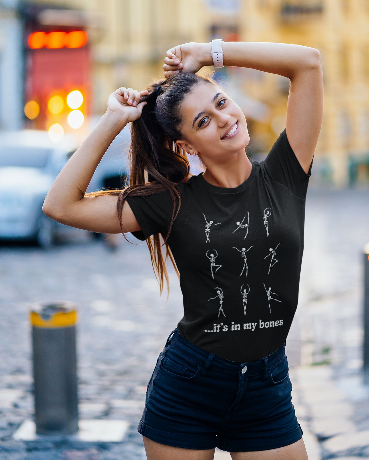 "It's in My Bones" Ballet-Inspired Women's T-Shirt