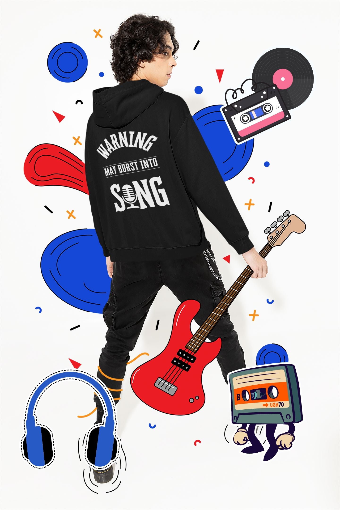 "Warning: May Burst into Song" Unisex Theatre Hoodie – Perfect for Singers & Performers