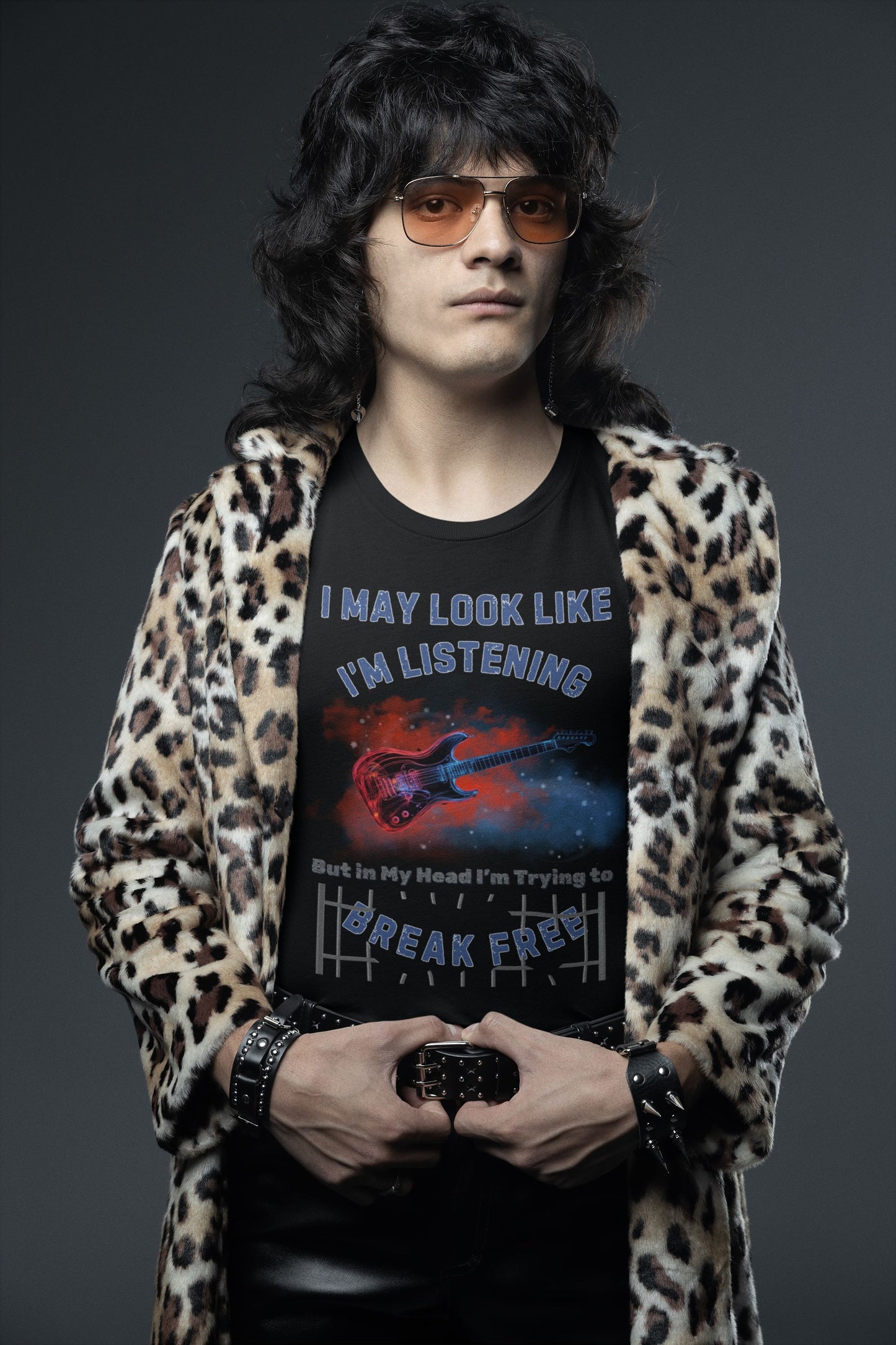 "I May Look Like I'm Listening, But in My Head I'm Trying to Break Free" Men's Theatre T-Shirt