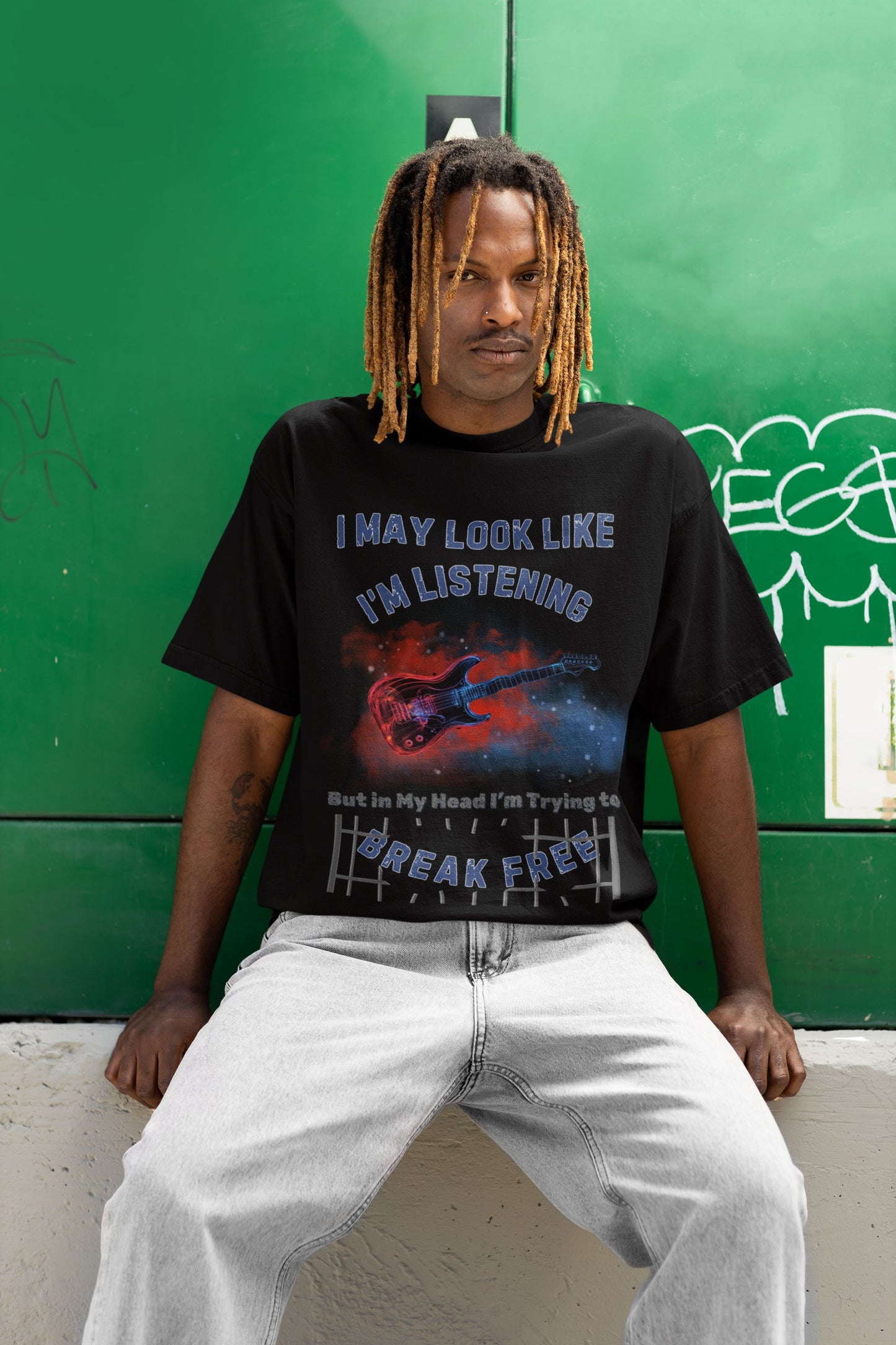 "I May Look Like I'm Listening, But in My Head I'm Trying to Break Free" Men's Theatre T-Shirt