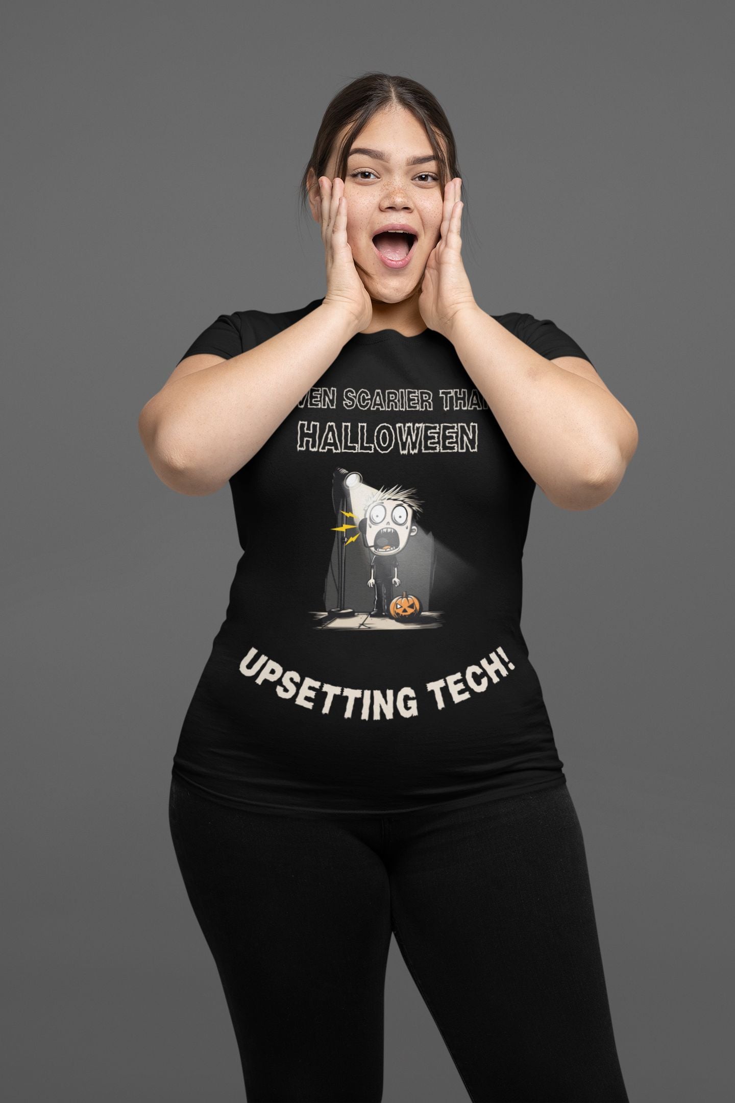 Even Scarier Than Halloween Women’s T-Shirt – Upsetting Tech Theatre Design