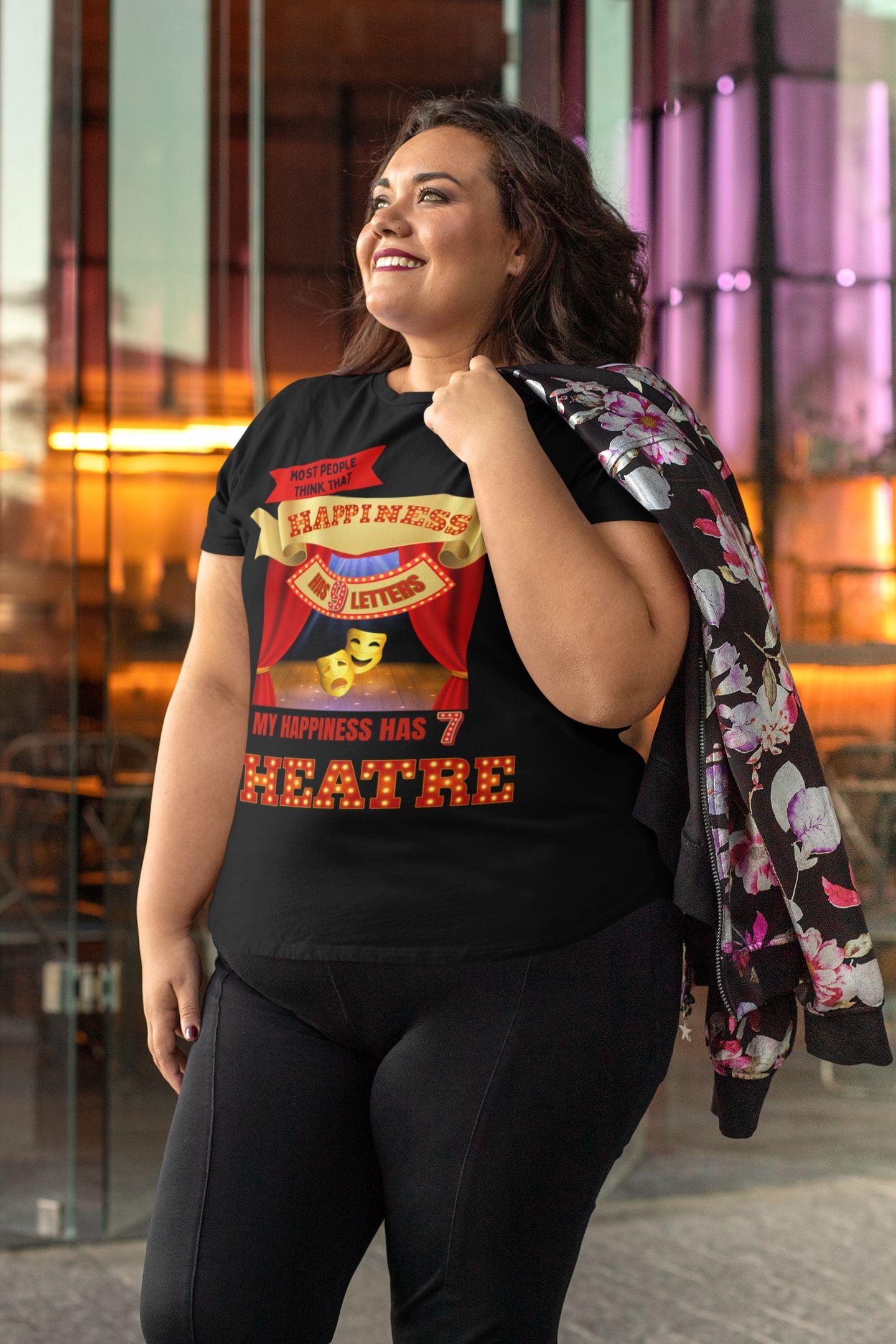 Theatre is Happiness Unisex T-shirt – Perfect for Theatre Lovers & Stage Enthusiasts
