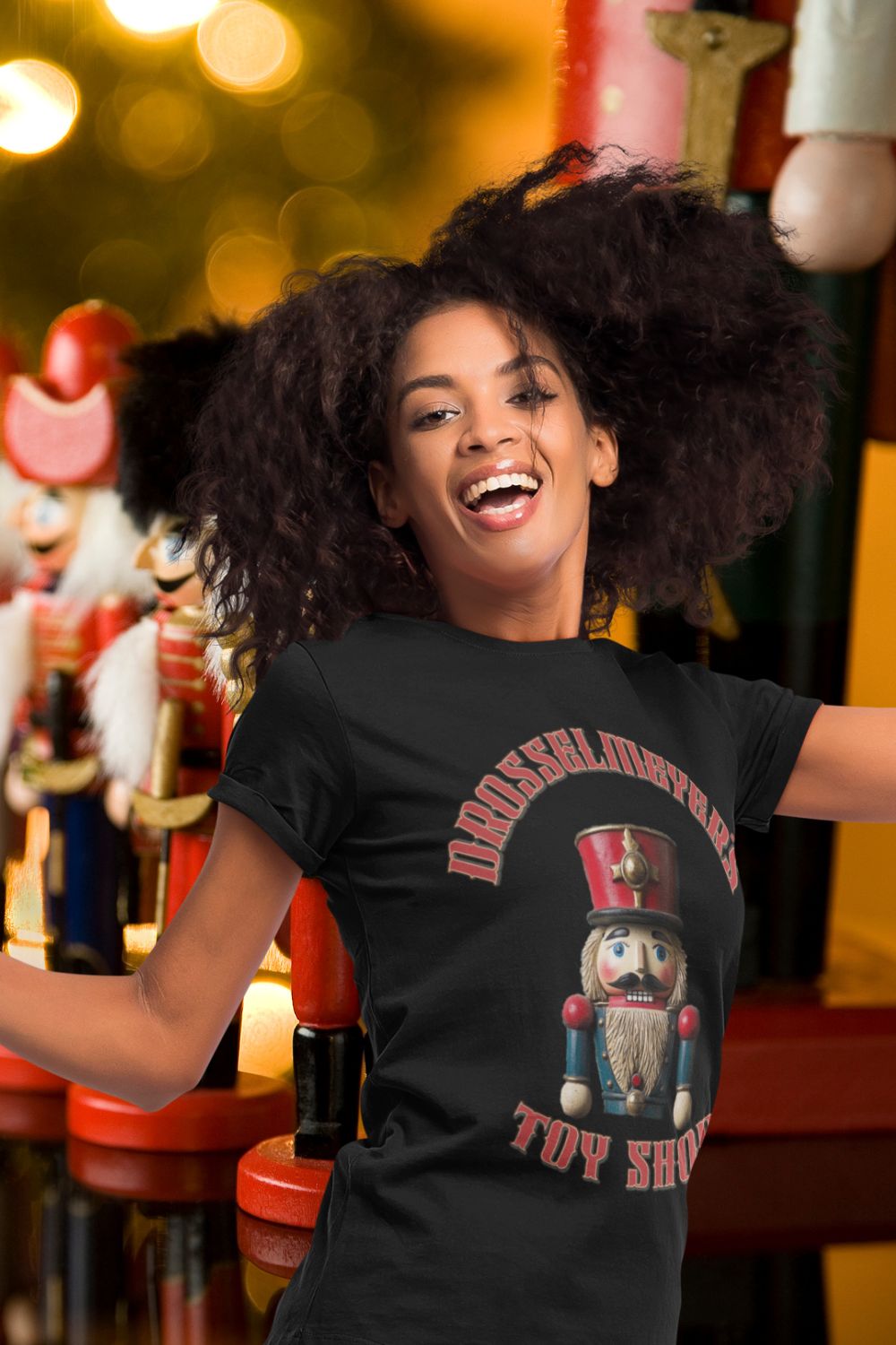Drosselmeyer’s Toy Shop Nutcracker T-Shirt for Women – Fitted Ballet Design