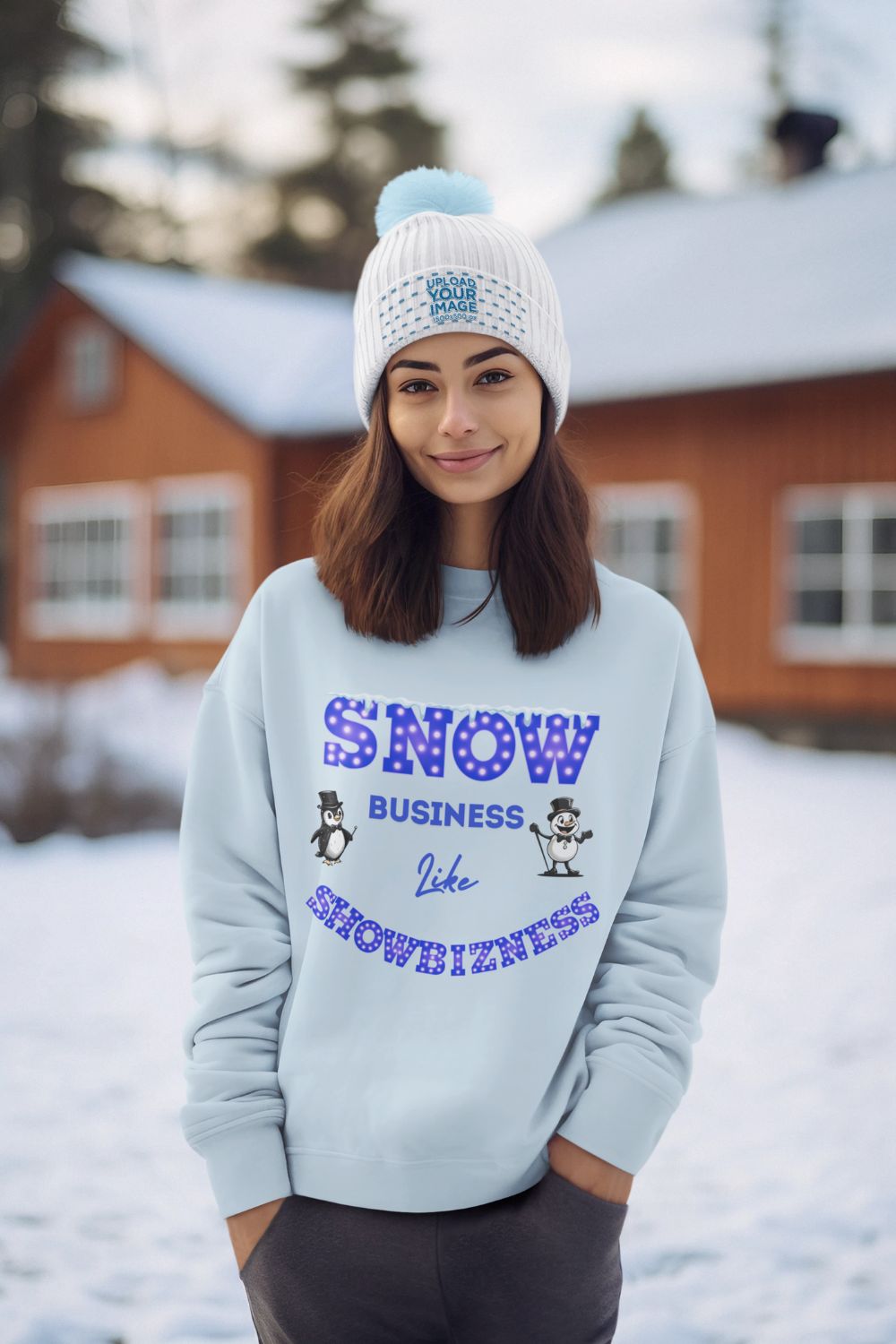Women's Showbiz Christmas Sweatshirt – Festive Theatre Collection