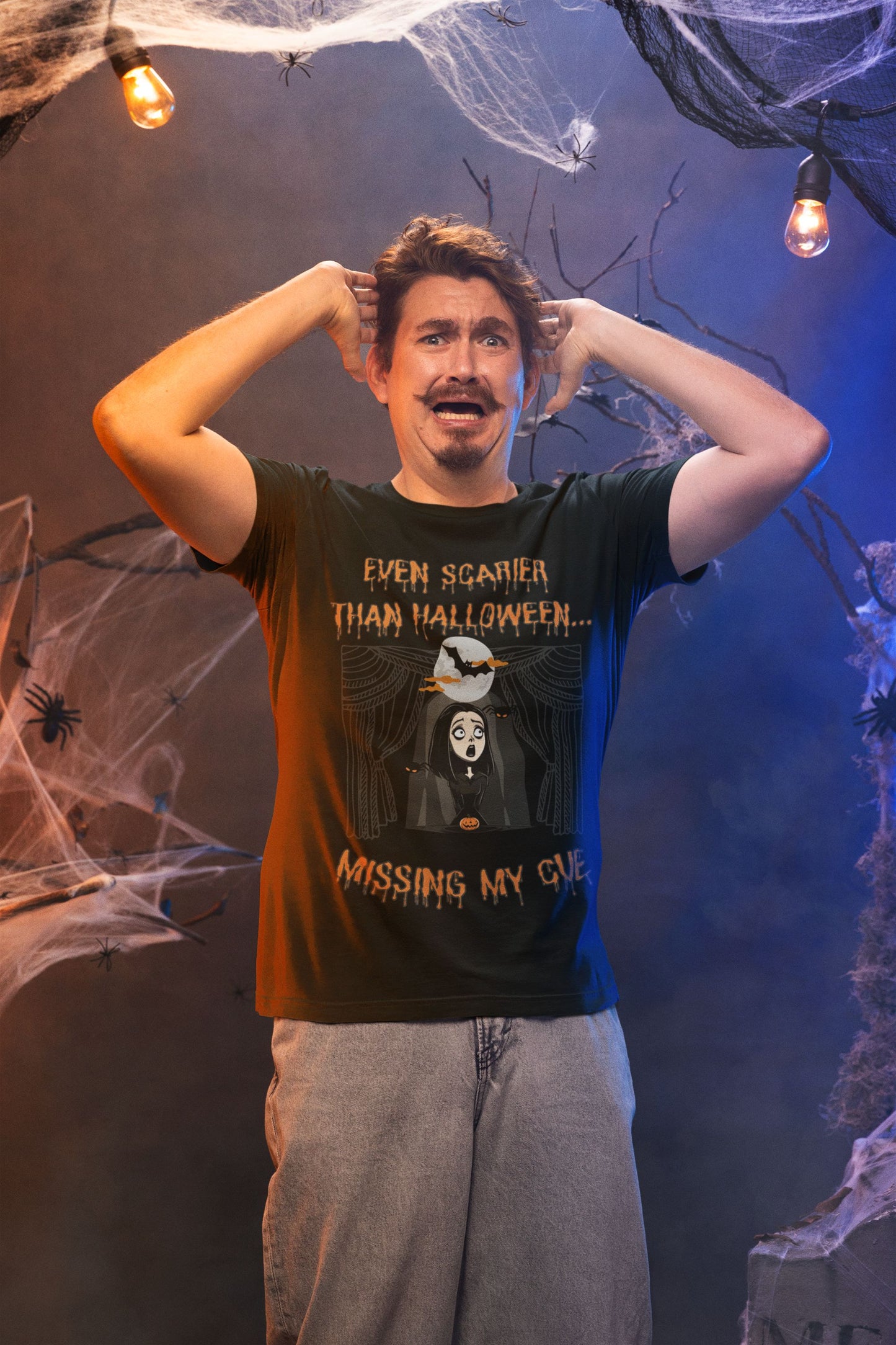 Missing My Cue Men's T-shirt - Theatre Lovers Halloween T-shirt