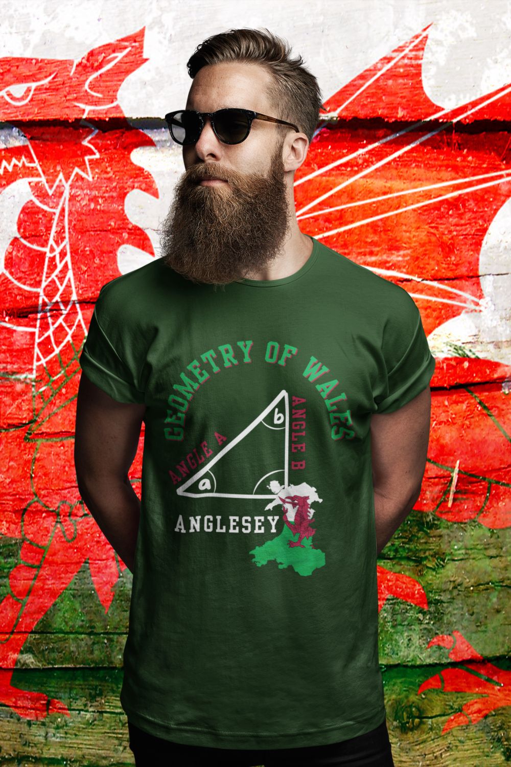 Angle A + Angle B = Anglesey T-Shirt – STEM Wales Gift (Men’s/Unisex Fit)