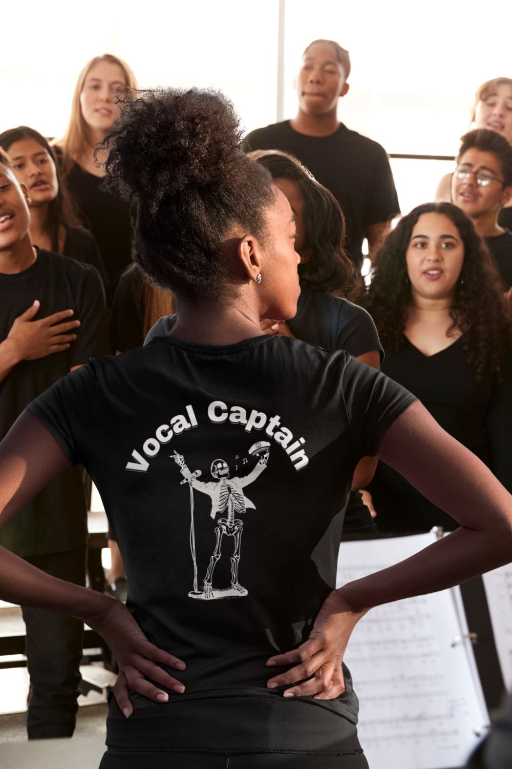 Women’s Vocal Captain T-Shirt – Slim Fit for Choir & Theatre Leaders