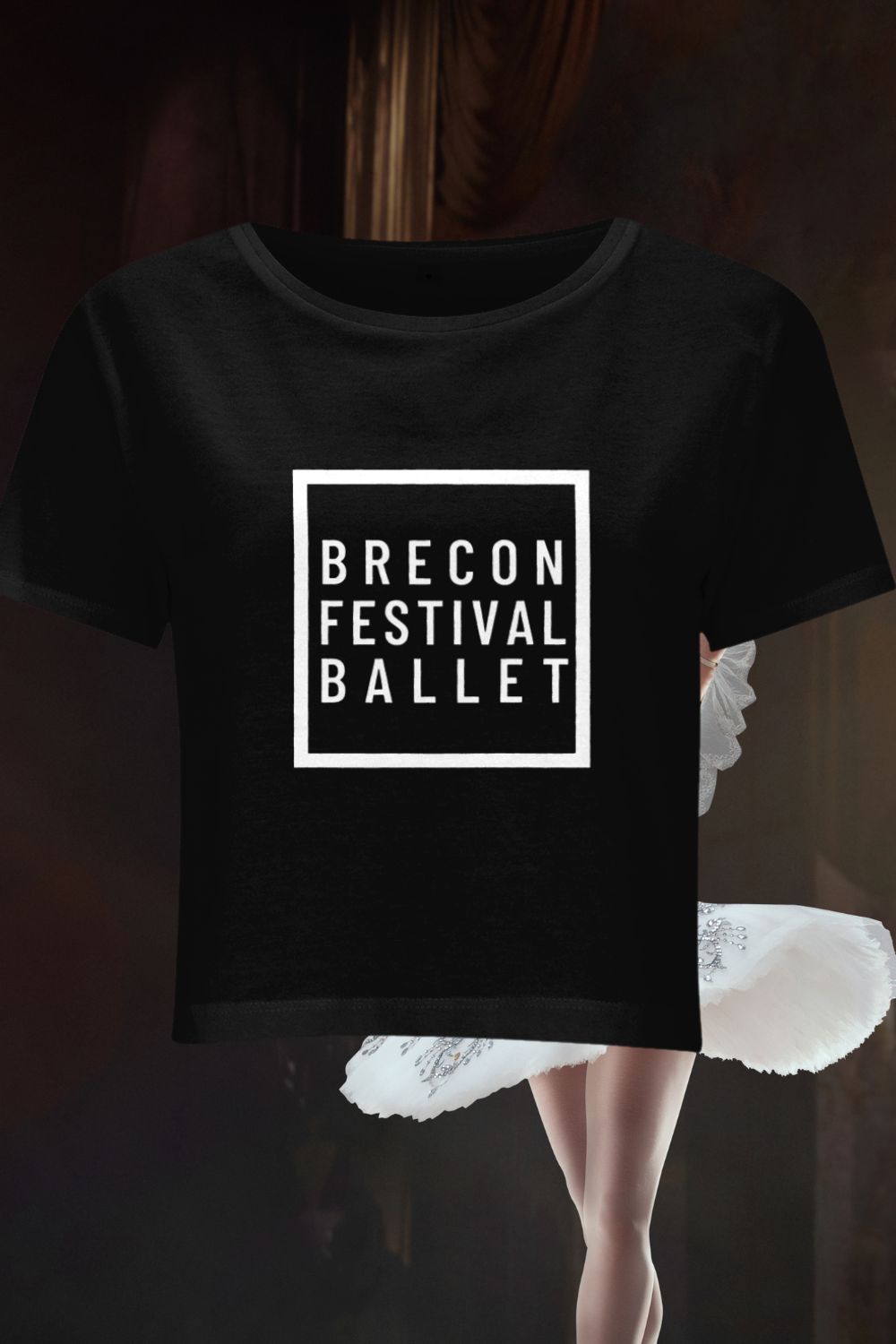 Brecon Festival Ballet – Women’s Cropped Top (Black)