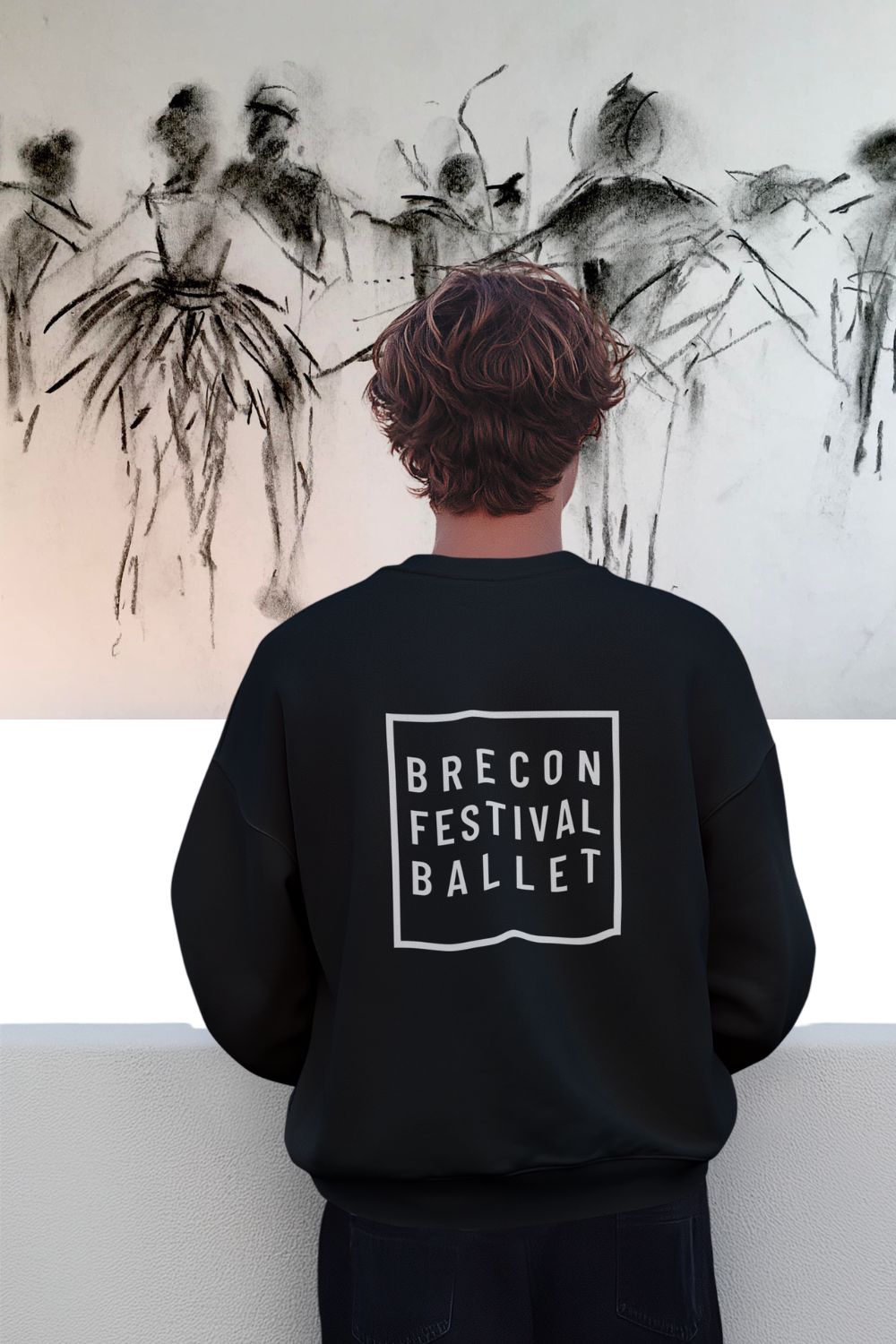 Brecon Festival Ballet Logo Back Print Sweatshirt – Unisex Supporter Style