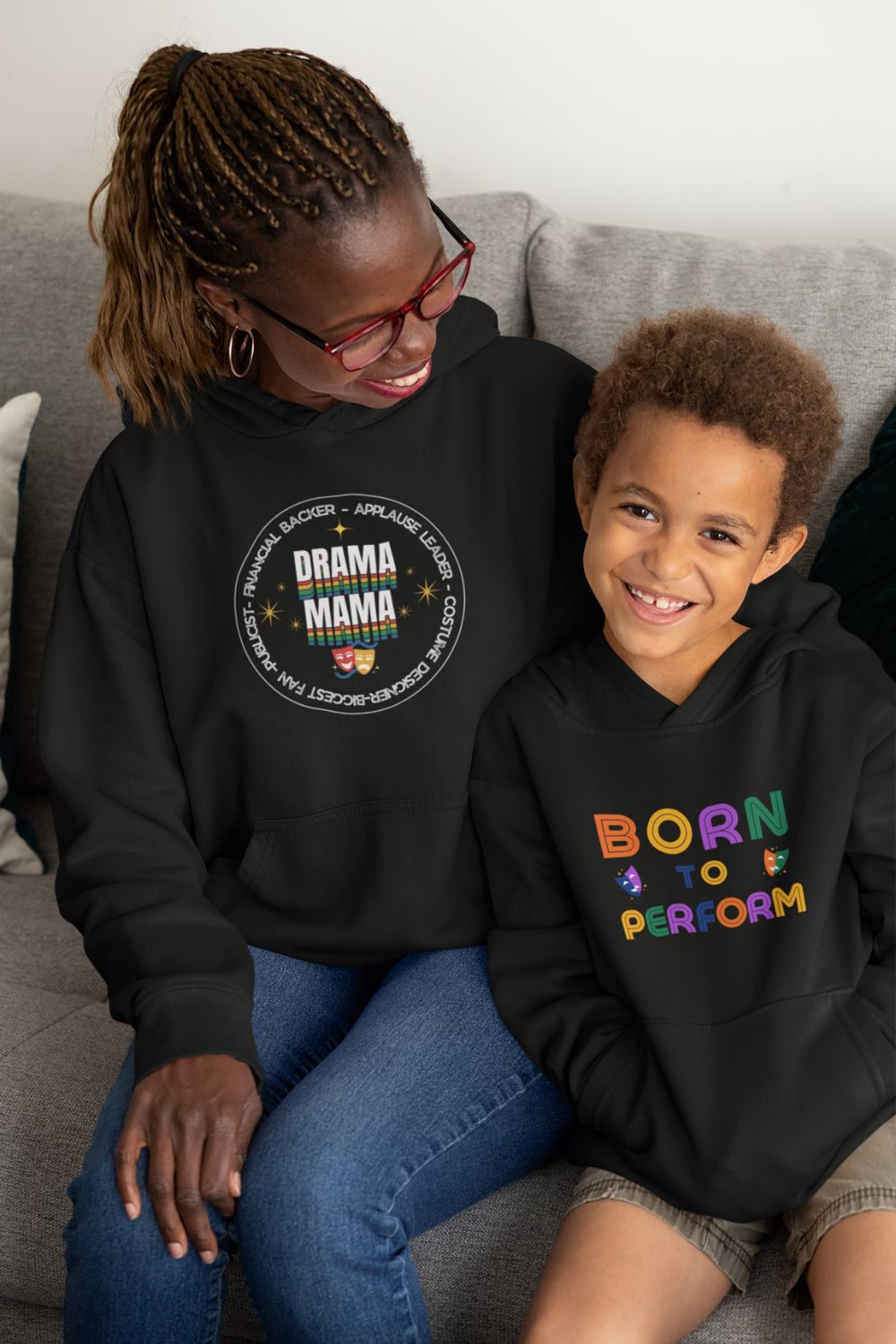 Drama Mama Hoodie – For Theatre’s #1 Backstage Hero