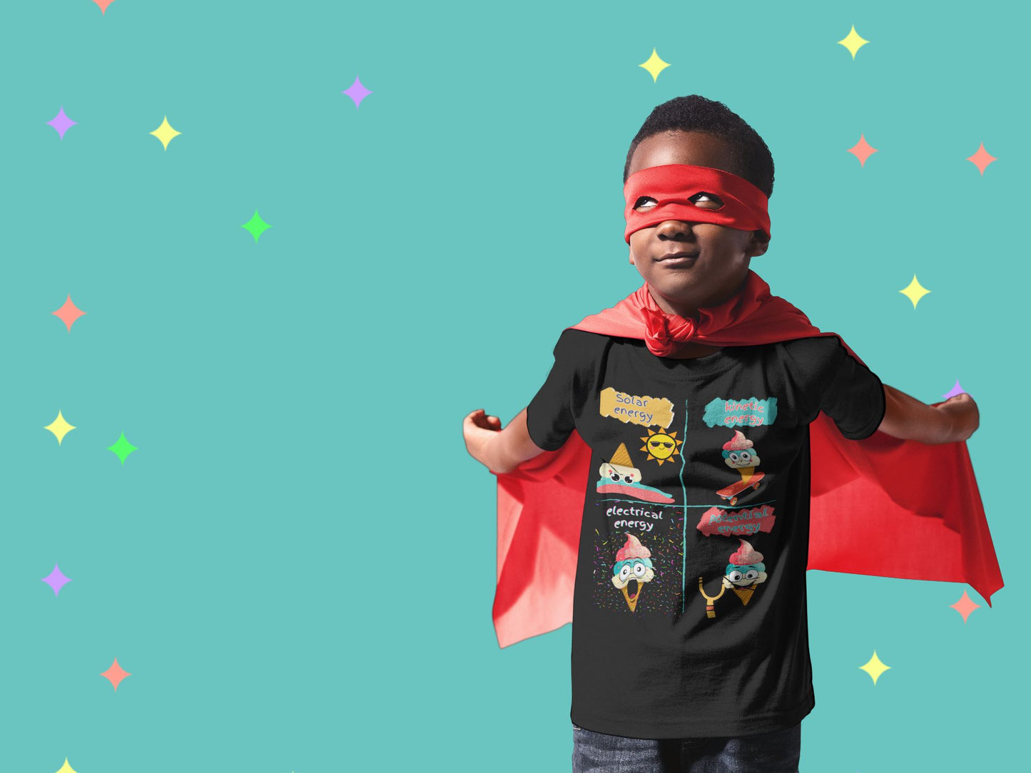 STEM Physics Fun T-Shirt – Ice Cream Energy Learning for Kids