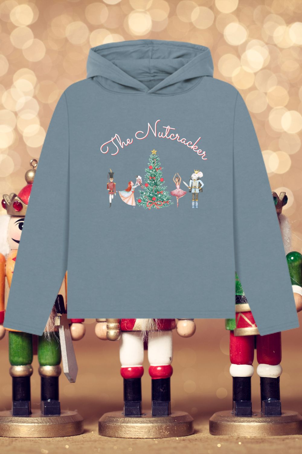 Women’s Organic Relaxed Fit Hoodie – The Nutcracker Front Print