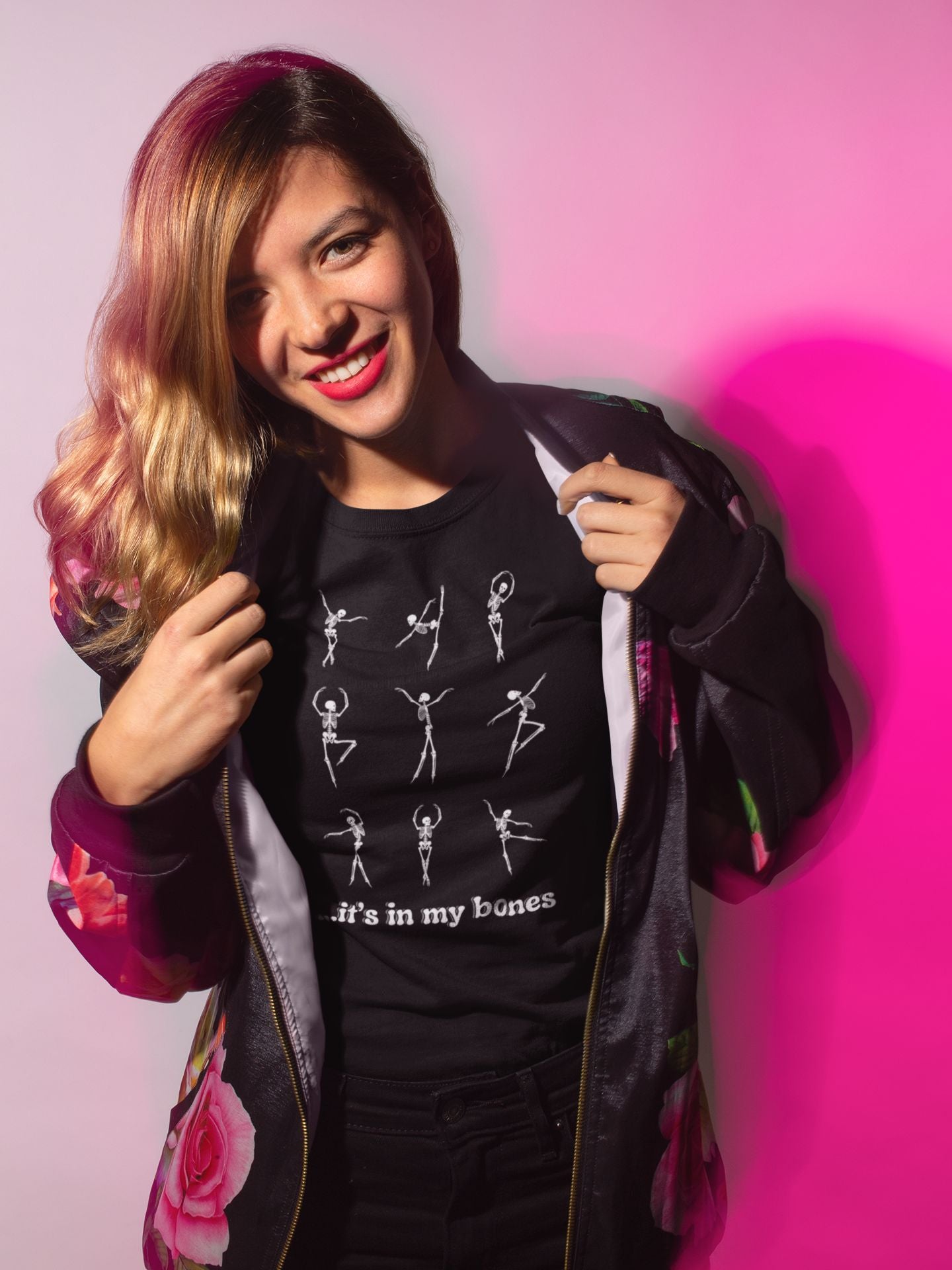 "It's in My Bones" Ballet-Inspired Women's T-Shirt