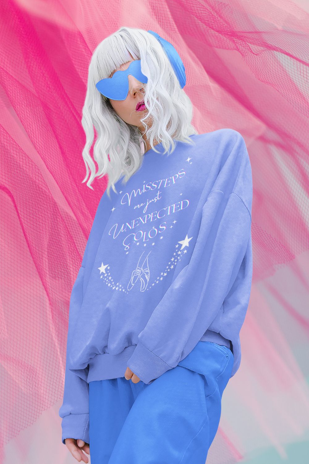 Missteps Are Just Unexpected Solos – Women’s Printed Dance Sweatshirt (Unisex Fit)