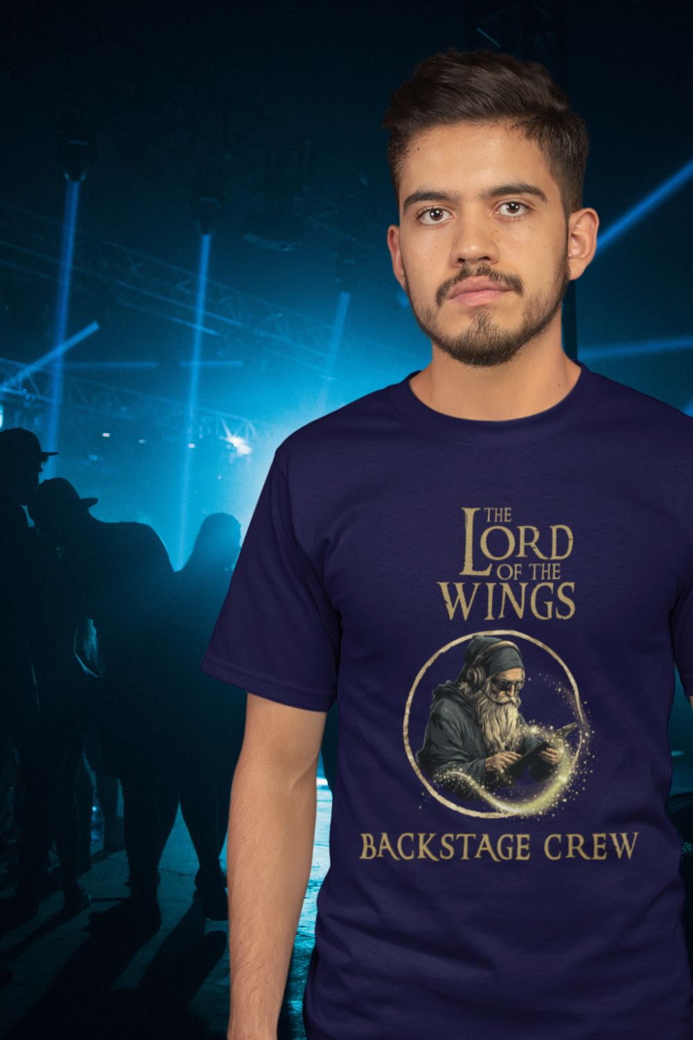 Backstage Crew T-Shirt – Lord of the Wings Theatre Tech Design | Men's (Unisex Fit)