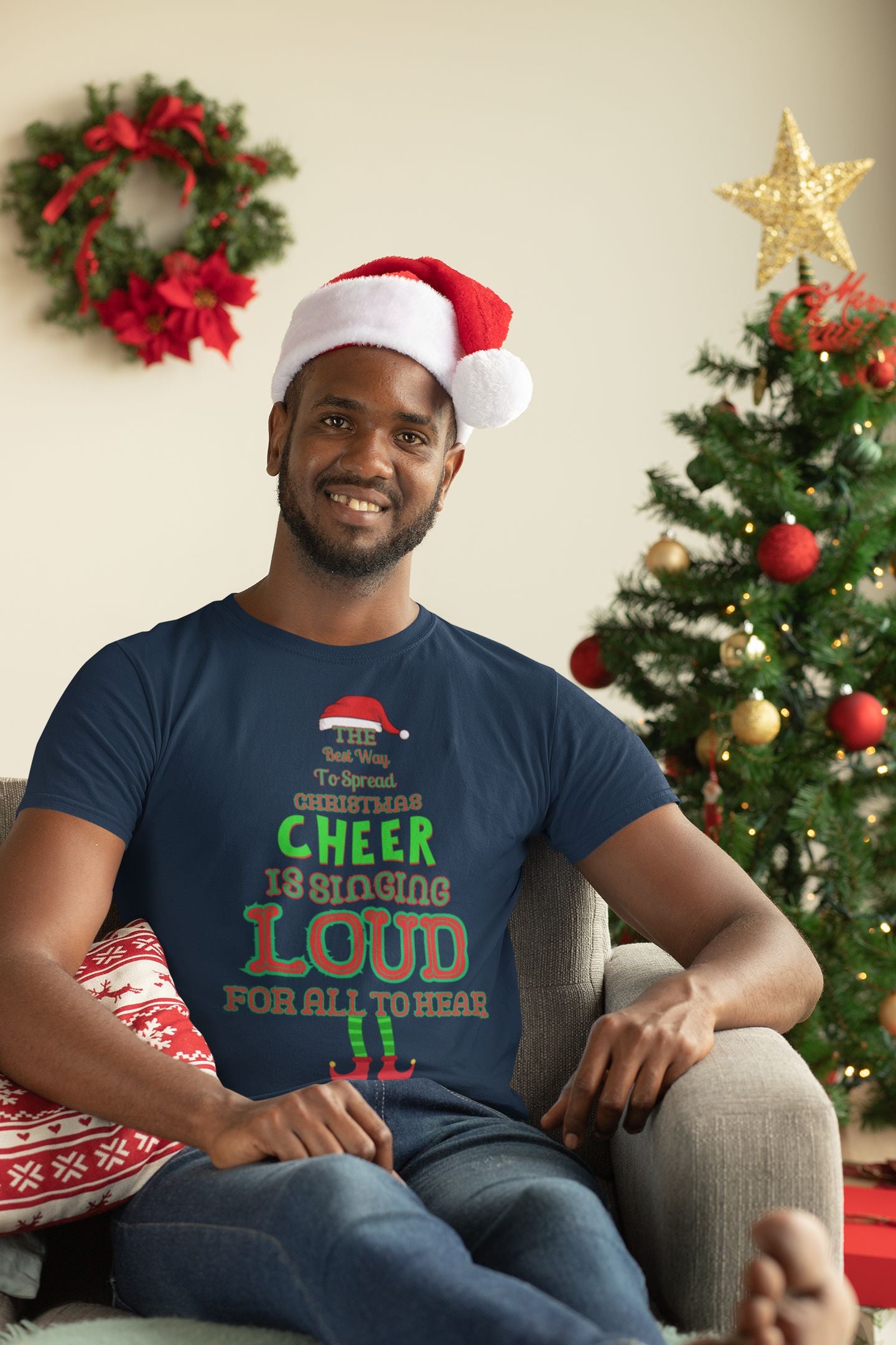 Men's Spread Christmas Cheer with This Fun & Festive T-Shirt