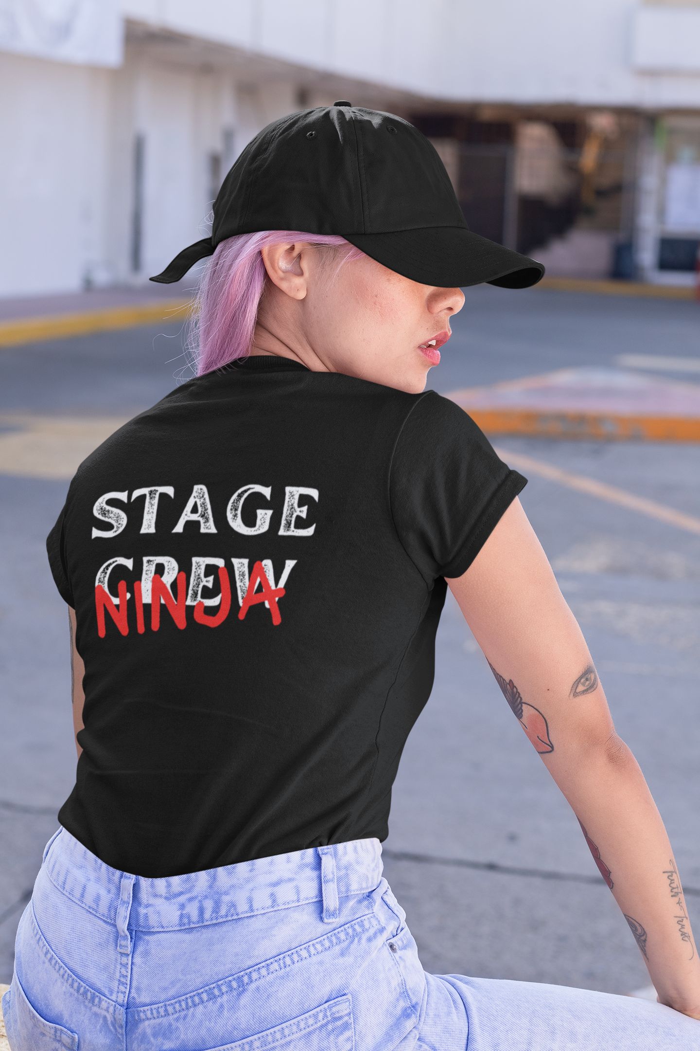 "Stage Ninja" Women's Fit Theatre T-Shirt – Celebrate Backstage Heroes in Style