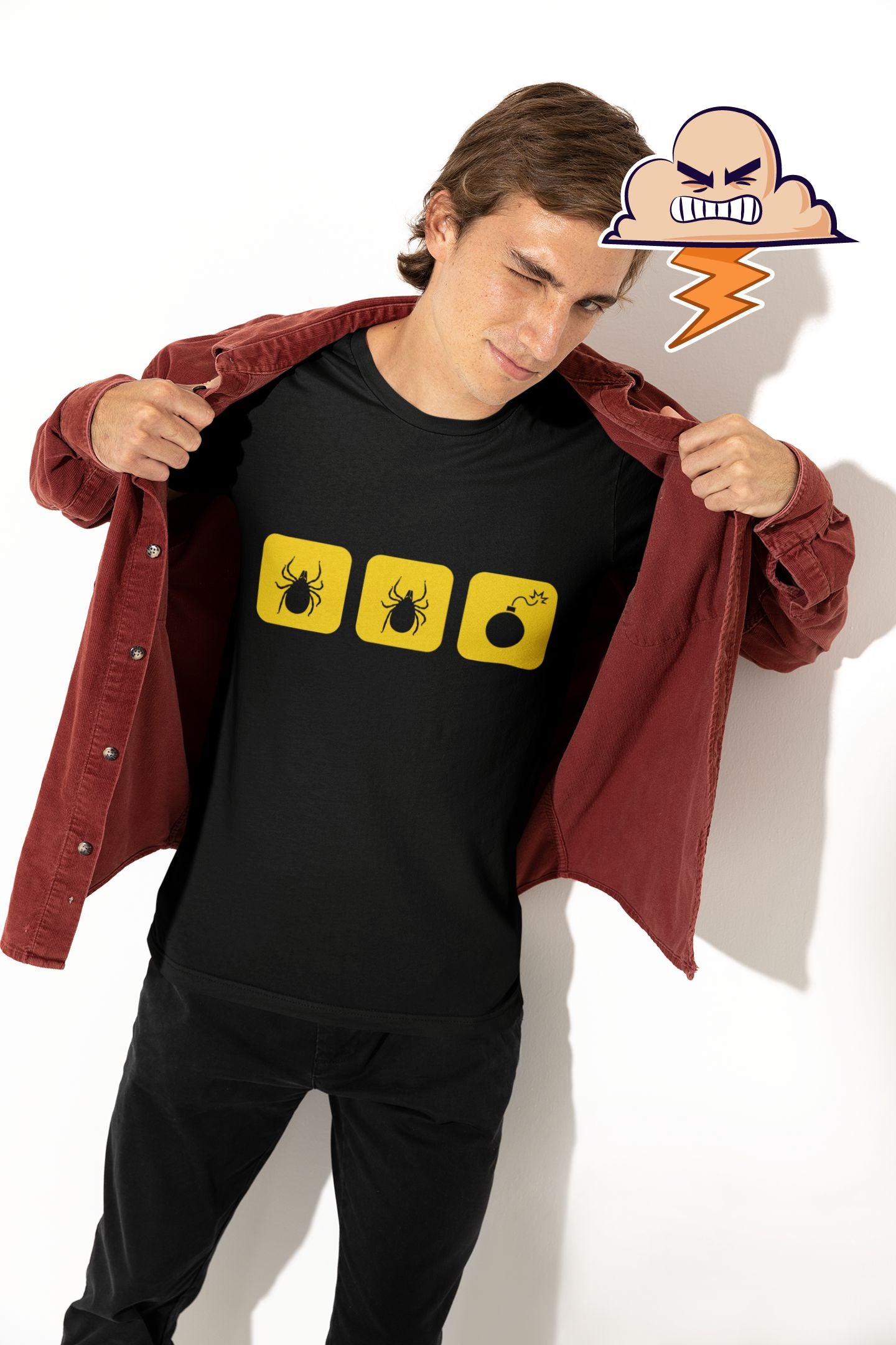 Men’s/Unisex “Tick, Tick… BOOM!” T-Shirt – Bold Theatre-Inspired Cotton Design