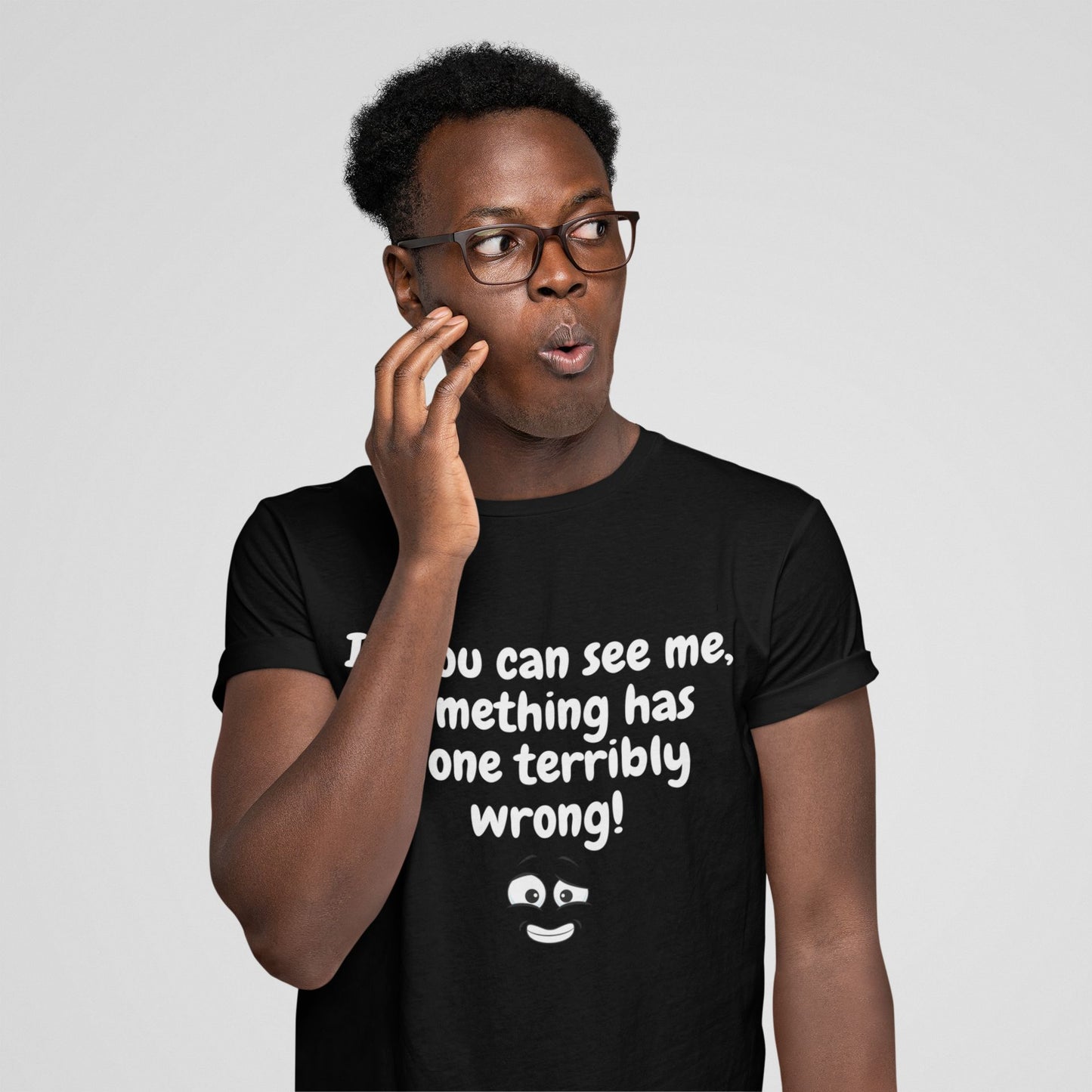Men's - "If You Can See Me" Theatre Unisex T-Shirt – Backstage Humour