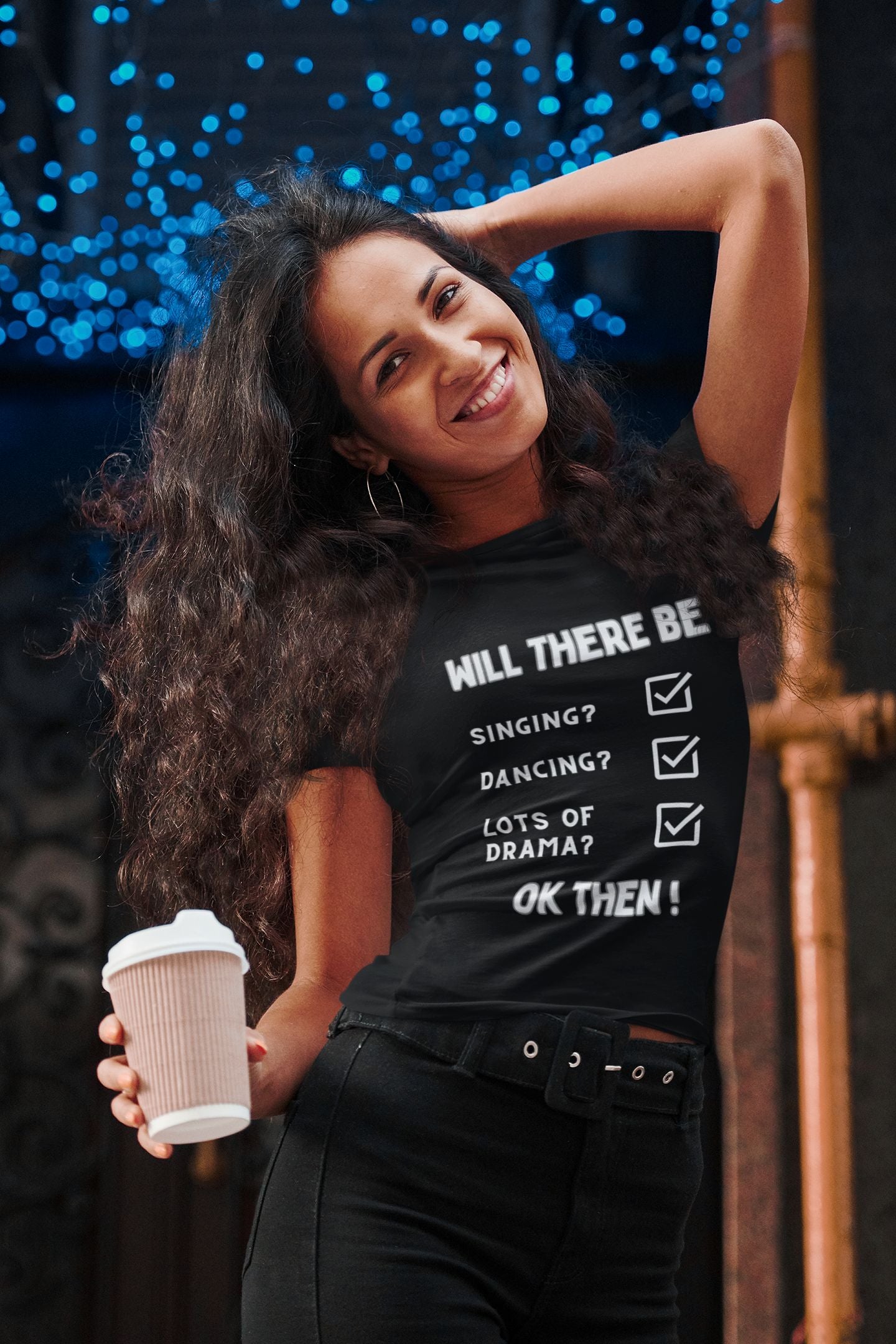 Women’s Theatre T-Shirt – Feminine Fit for Drama Seekers & Theatre Lovers, Softstyle Design