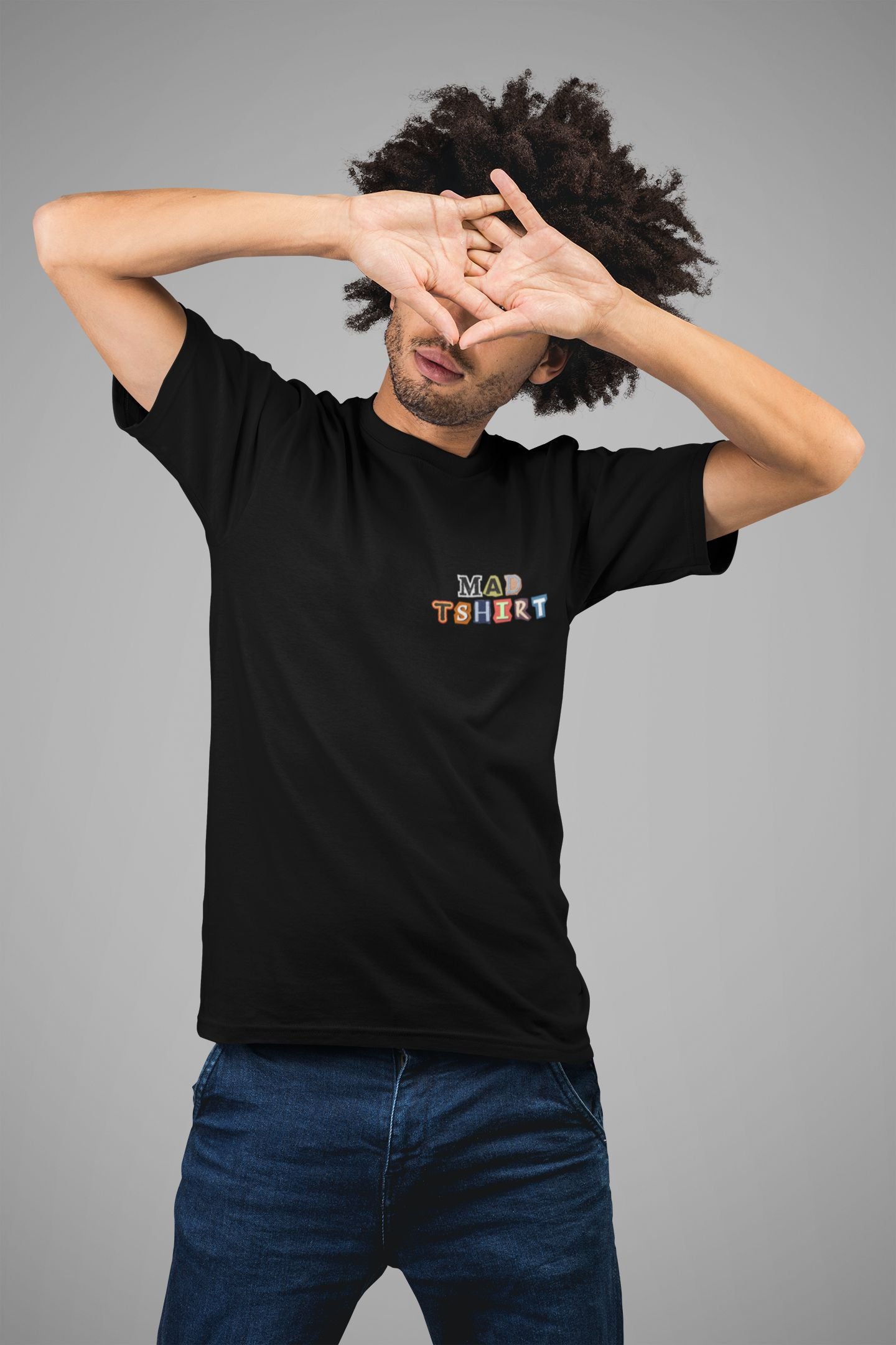 Men’s Musical "Mad T-shirt" - Unisex Design, Perfect for Music Lovers
