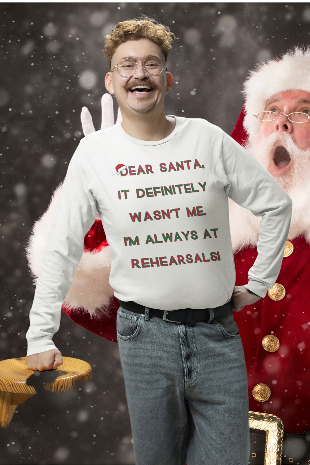 Unisex Ultra Cotton Long Sleeve T-Shirt – Festive Theatre Christmas Gift