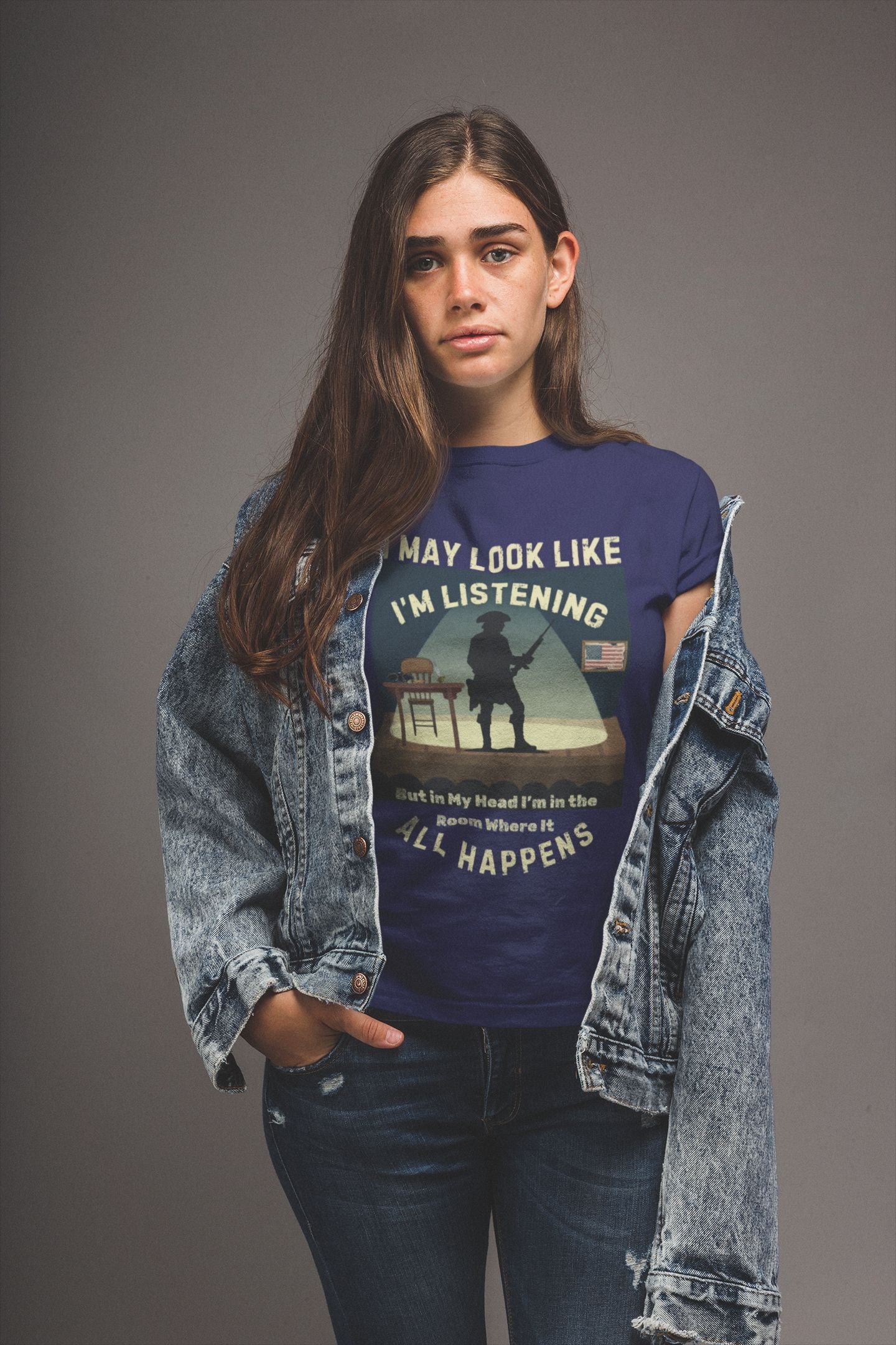 Women’s Theatre T-Shirt – "In the Room Where It Happens" Softstyle Design