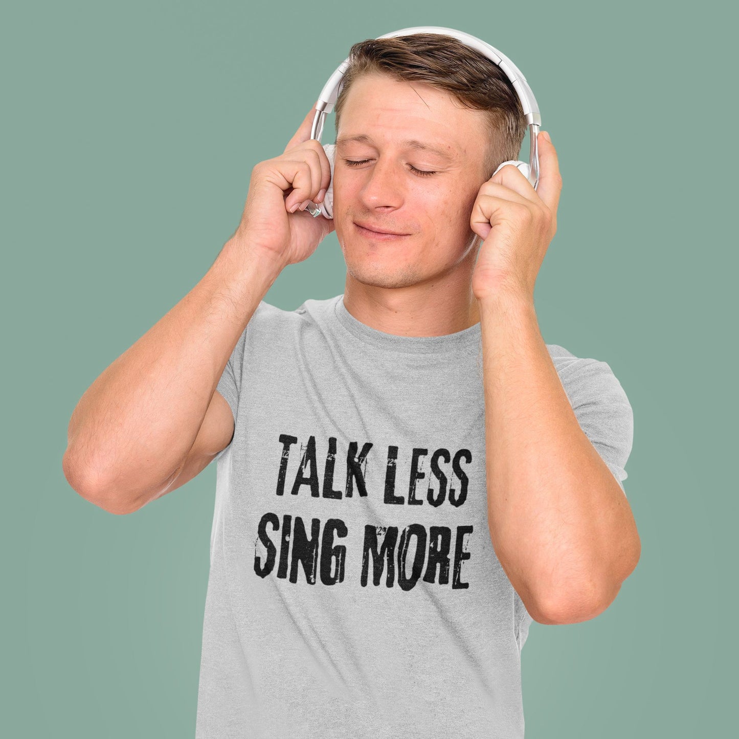 “Talk Less, Sing More” T-Shirt – Classic Unisex Cotton Design for Theatre & Musical Lovers
