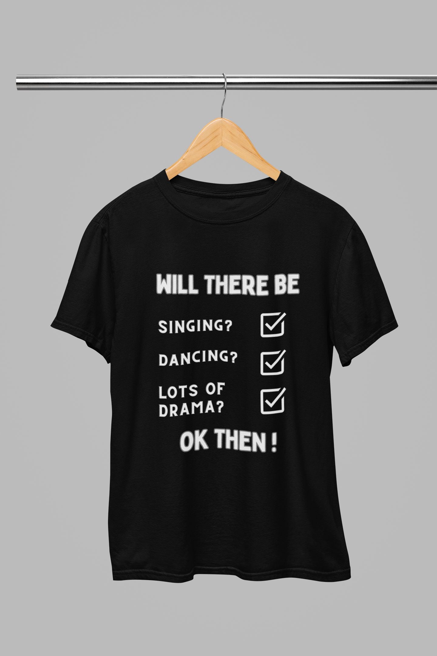 Men’s Theatre T-Shirt – For Drama Seekers & Theatre Lovers, Unisex Design