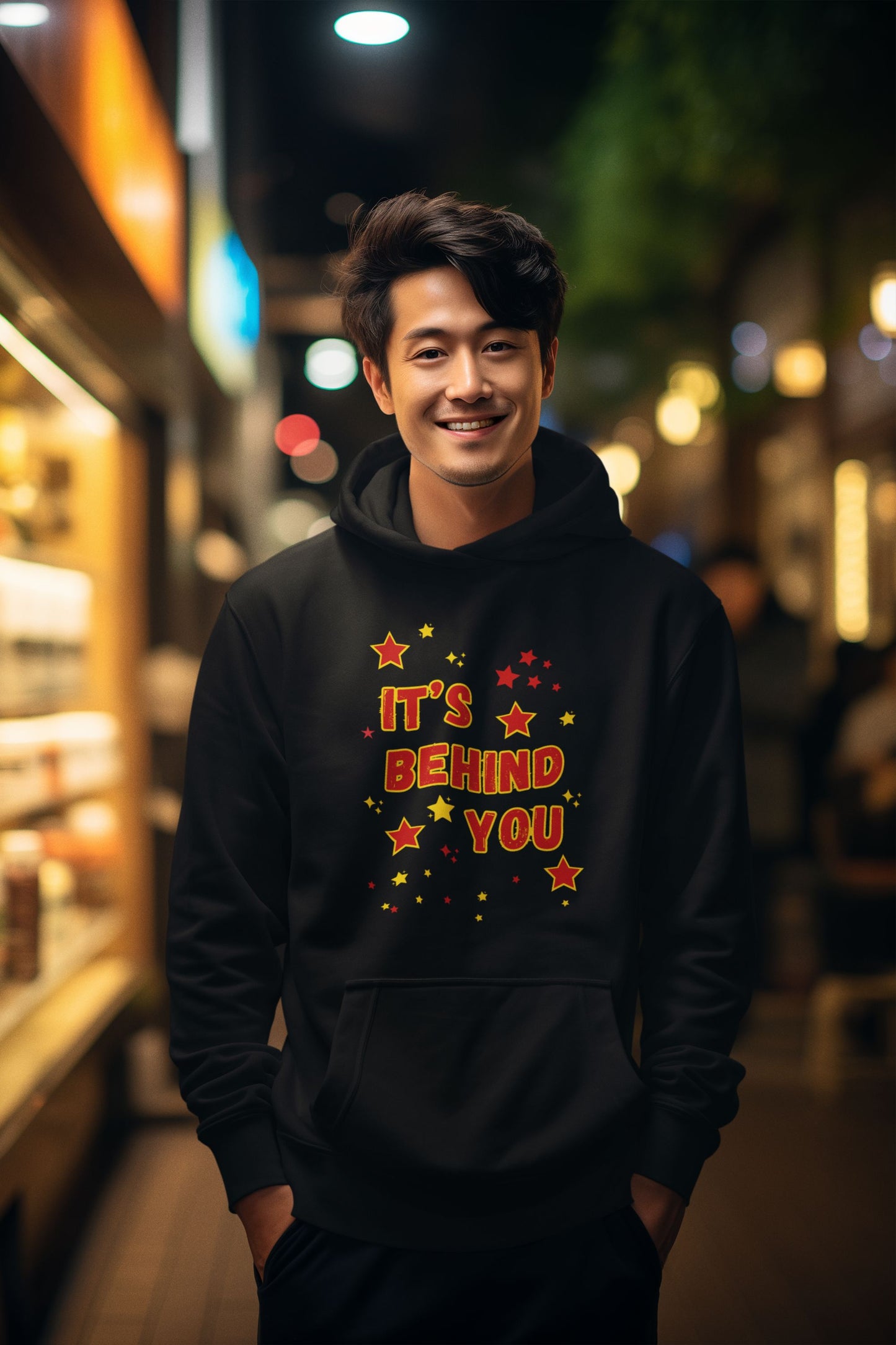 Men’s Pantomime Hoodie – Festive Black Hoodie for Panto Fans & Performers
