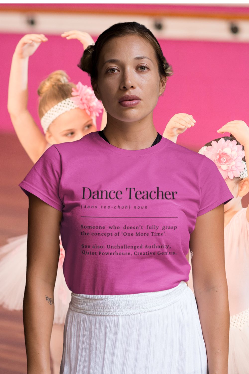 Dance Teacher Women’s Softstyle T-Shirt – Lightweight, Semi-Fitted | 100% Cotton |