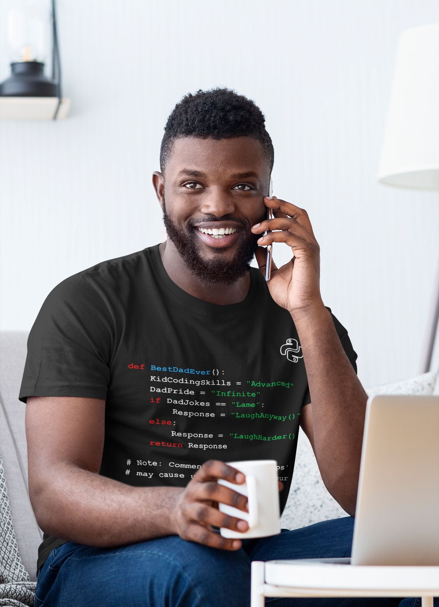 #TheDadCode Men's T-Shirt – The Perfect Father's Day Gift for Geeky Dads