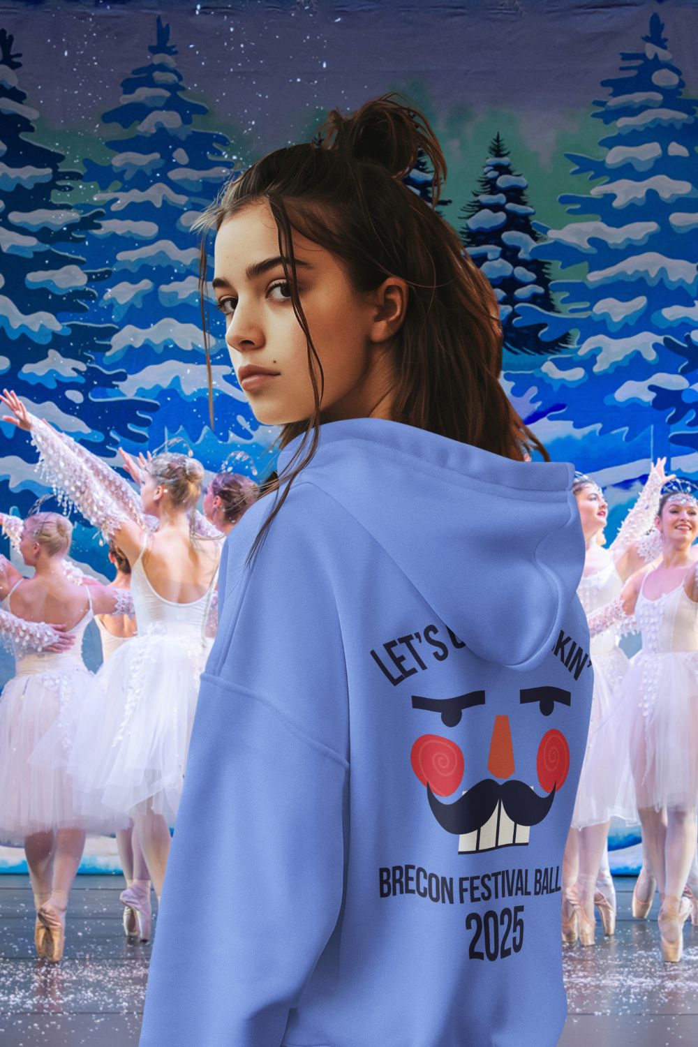 Let’s Get Crackin’ Back Print Hoodie – Brecon Festival Ballet