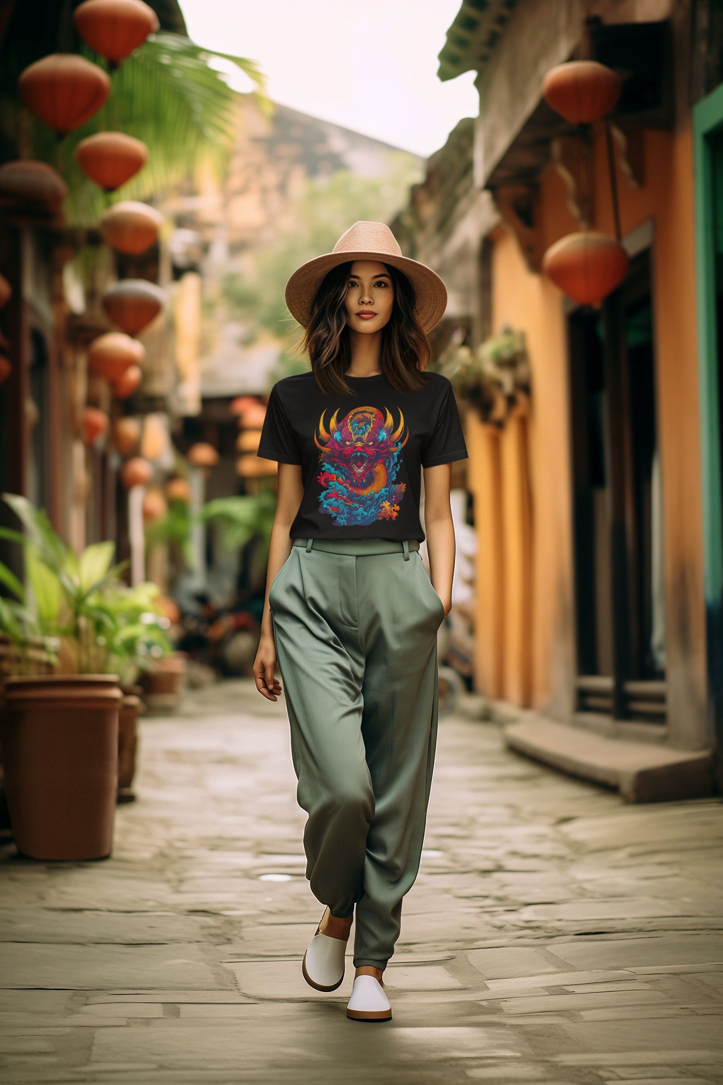 Unleash Your Inner Dragon: Fantasy & D&D-Inspired Men’s Unisex Heavy Cotton T-shirt!