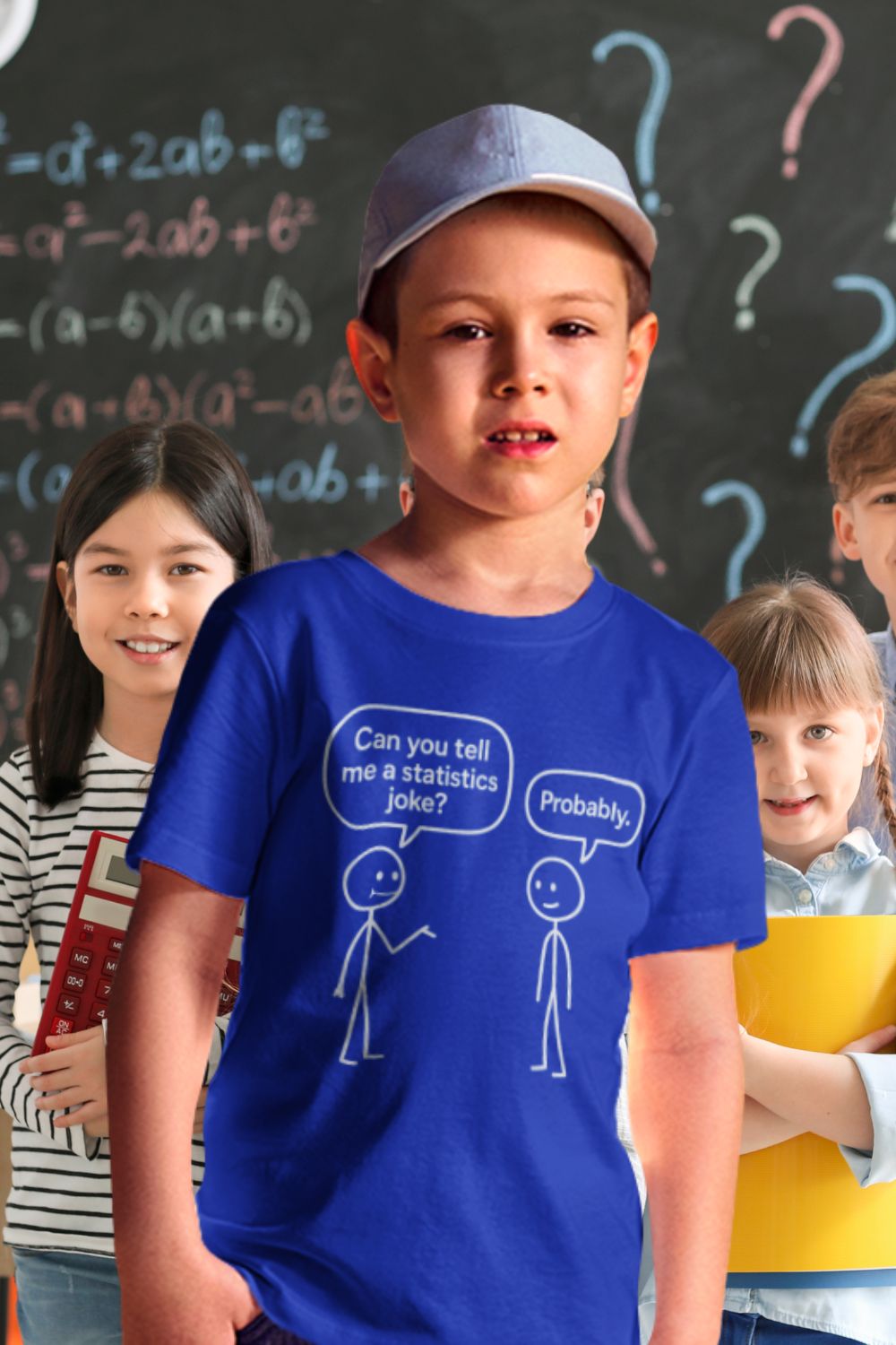 Kids T-shirt Math Humour STEM Joke Speech Bubble Design