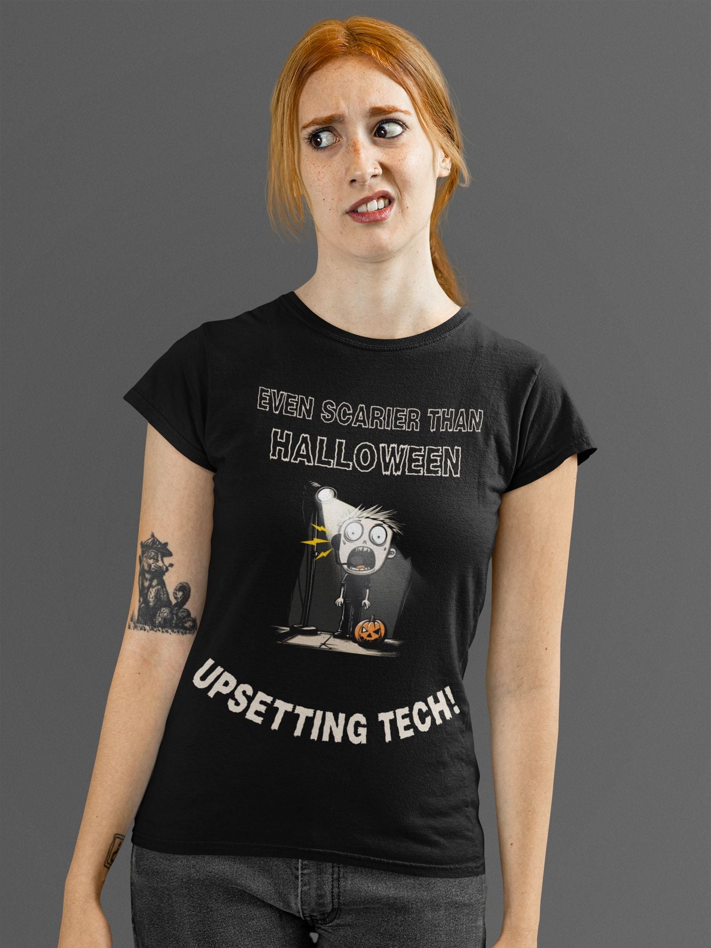 Even Scarier Than Halloween Women’s T-Shirt – Upsetting Tech Theatre Design