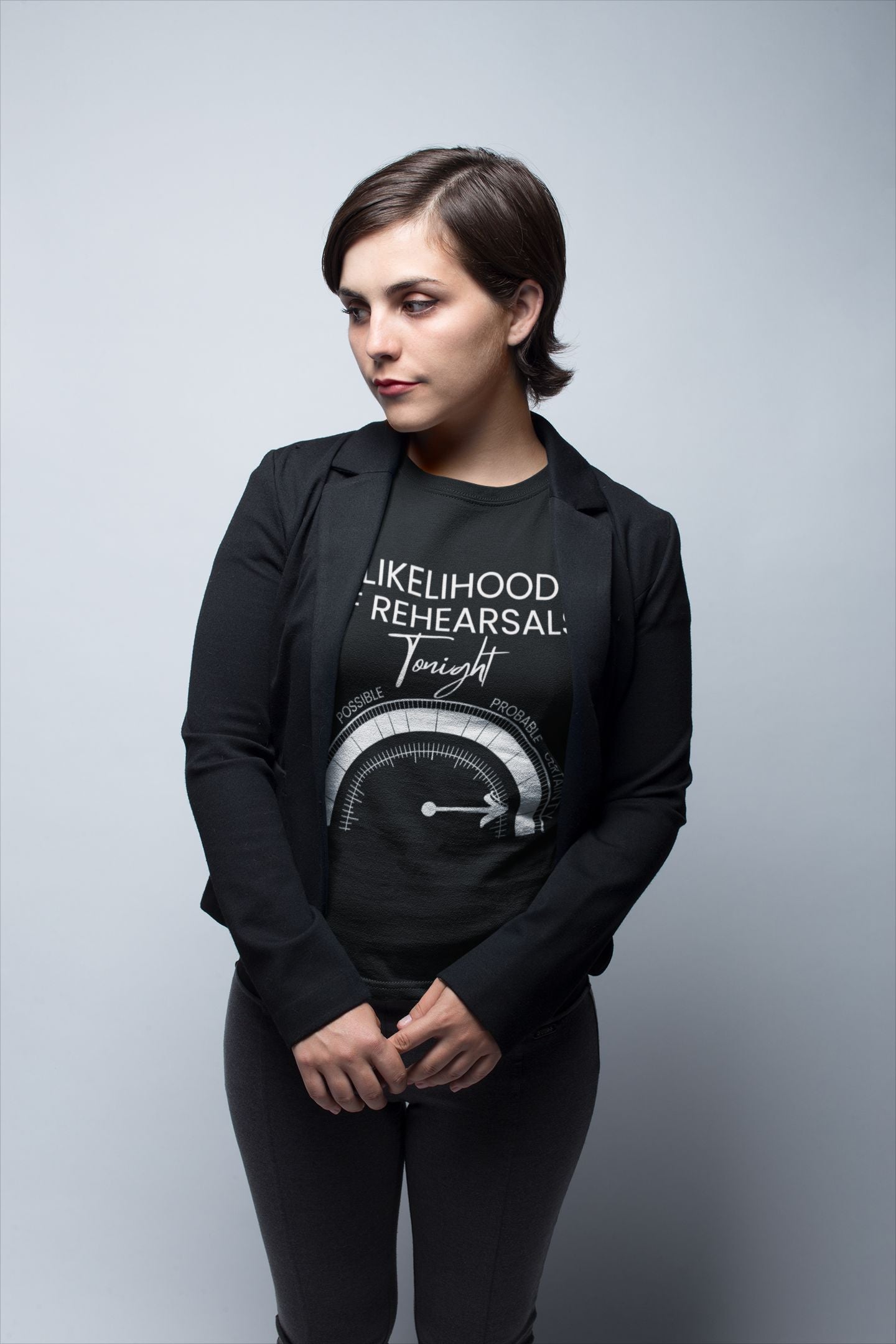 Likelihood of Rehearsals Tonight' Women's Theatre T-Shirt